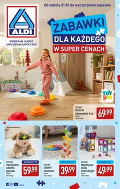 Pogląd oferty "Aldi gazetka - Zabawki dla każdego" - ważna od 31.10.2026