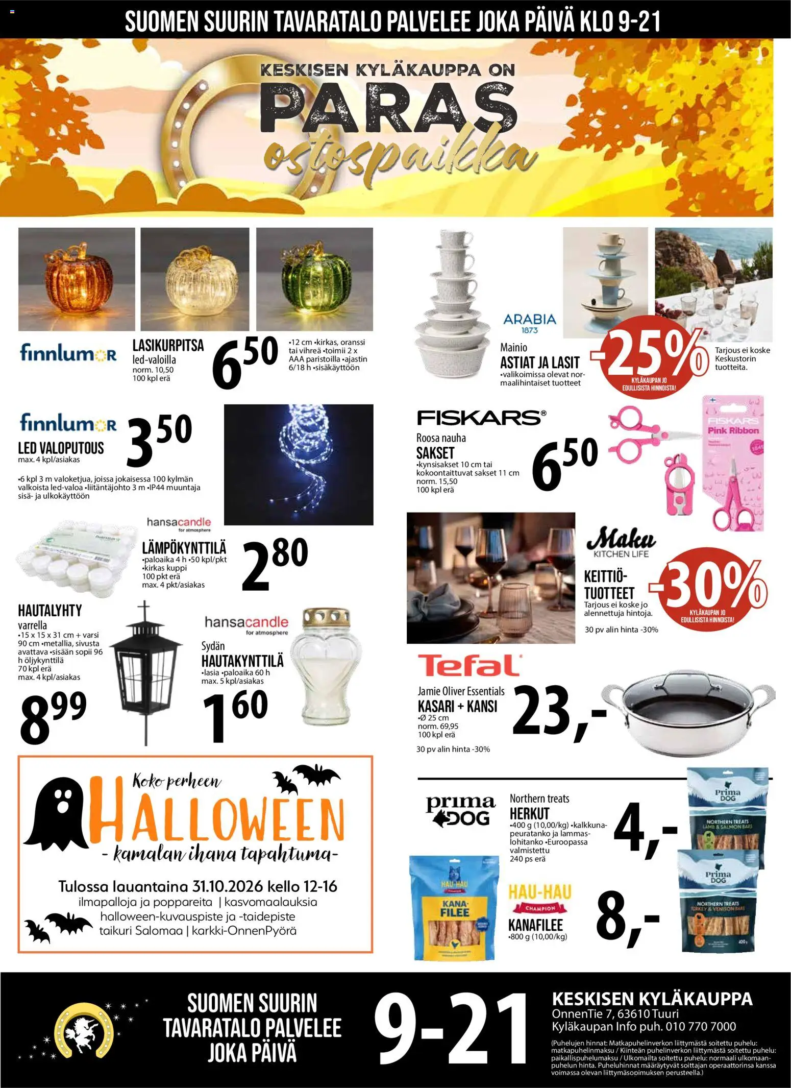 Tuuri tarjoukset – voimassa 21/10/2026 alkaen | Sivu: 1