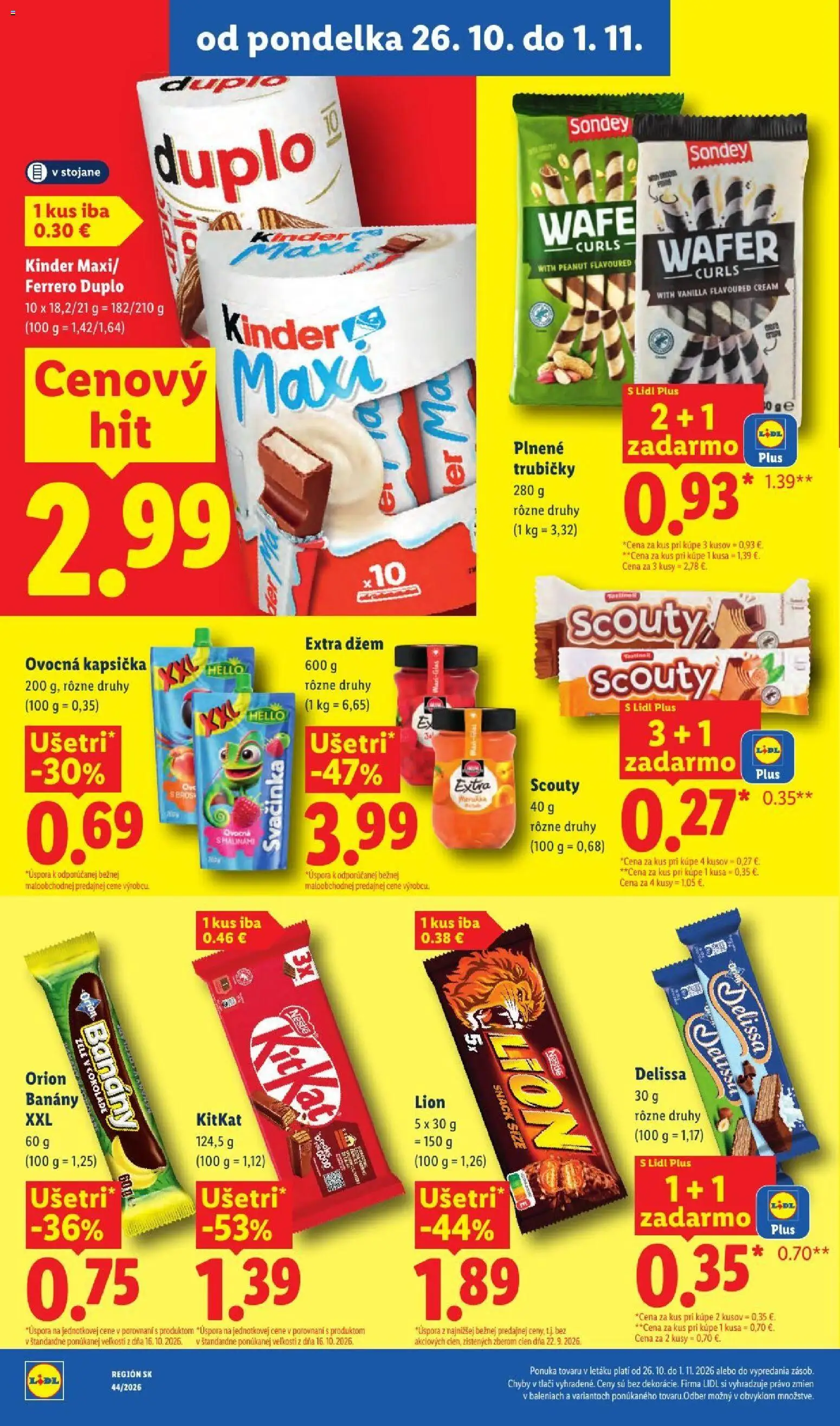 Nové Lidl akcie – leták je platný od 26.10.2026 | Strana: 32