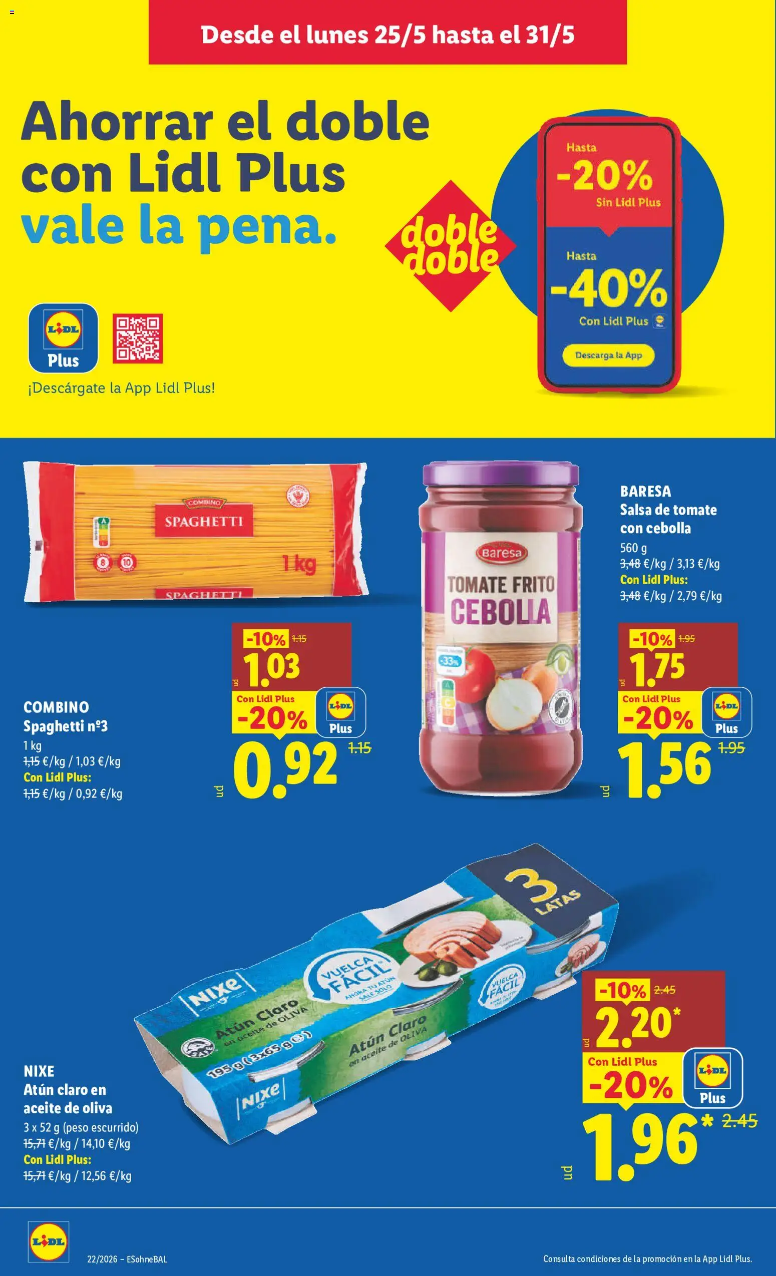 Lidl folleto │ válido desde el 25.05.2026 | Página: 6 | Productos: Aceite, Salsa de tomate, Aceite de oliva, Atún claro