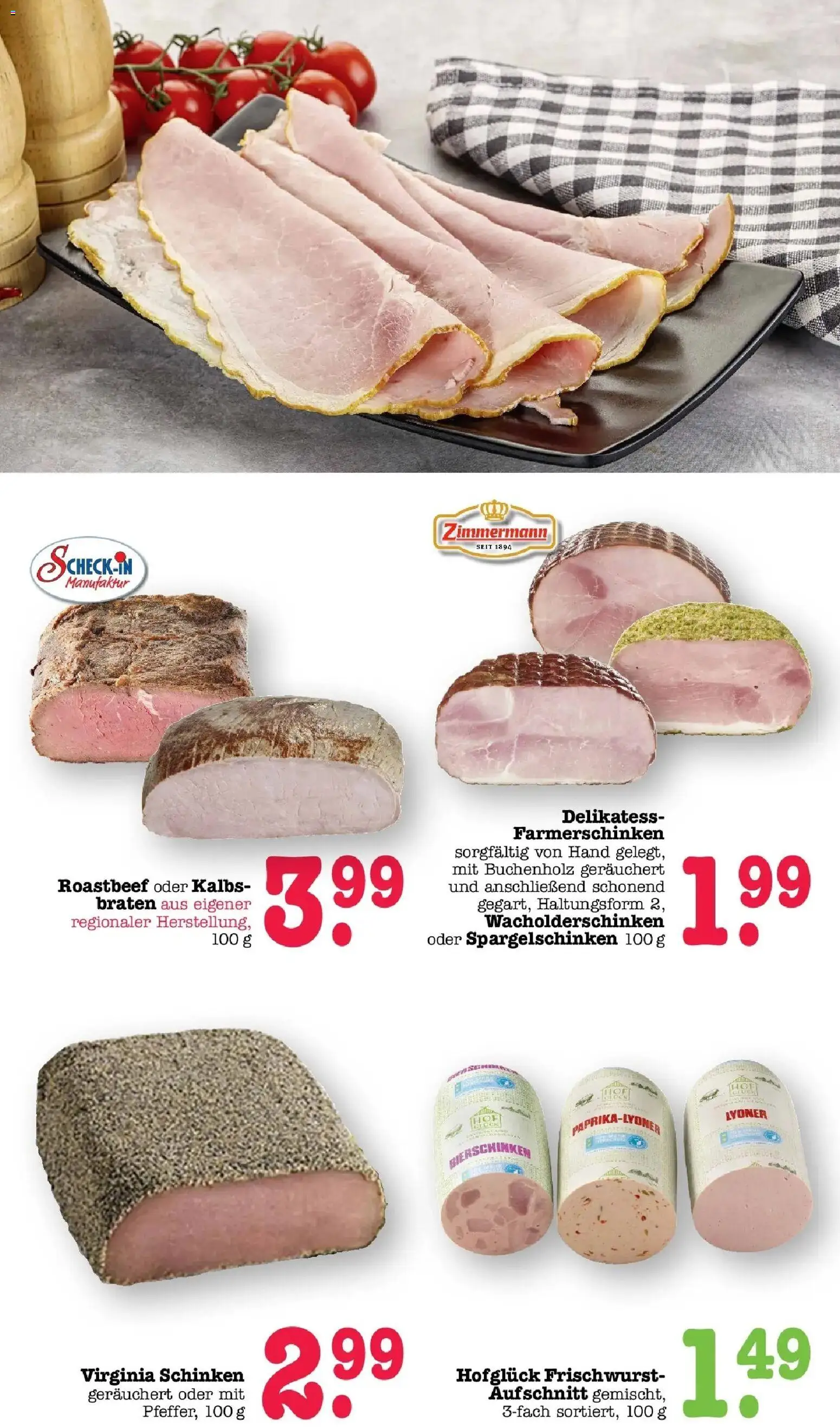Edeka prospekt Wörth Am Rhein	 – gültig ab 04.05.2026 | Seite: 16 | Produkte: Roastbeef, Schinken