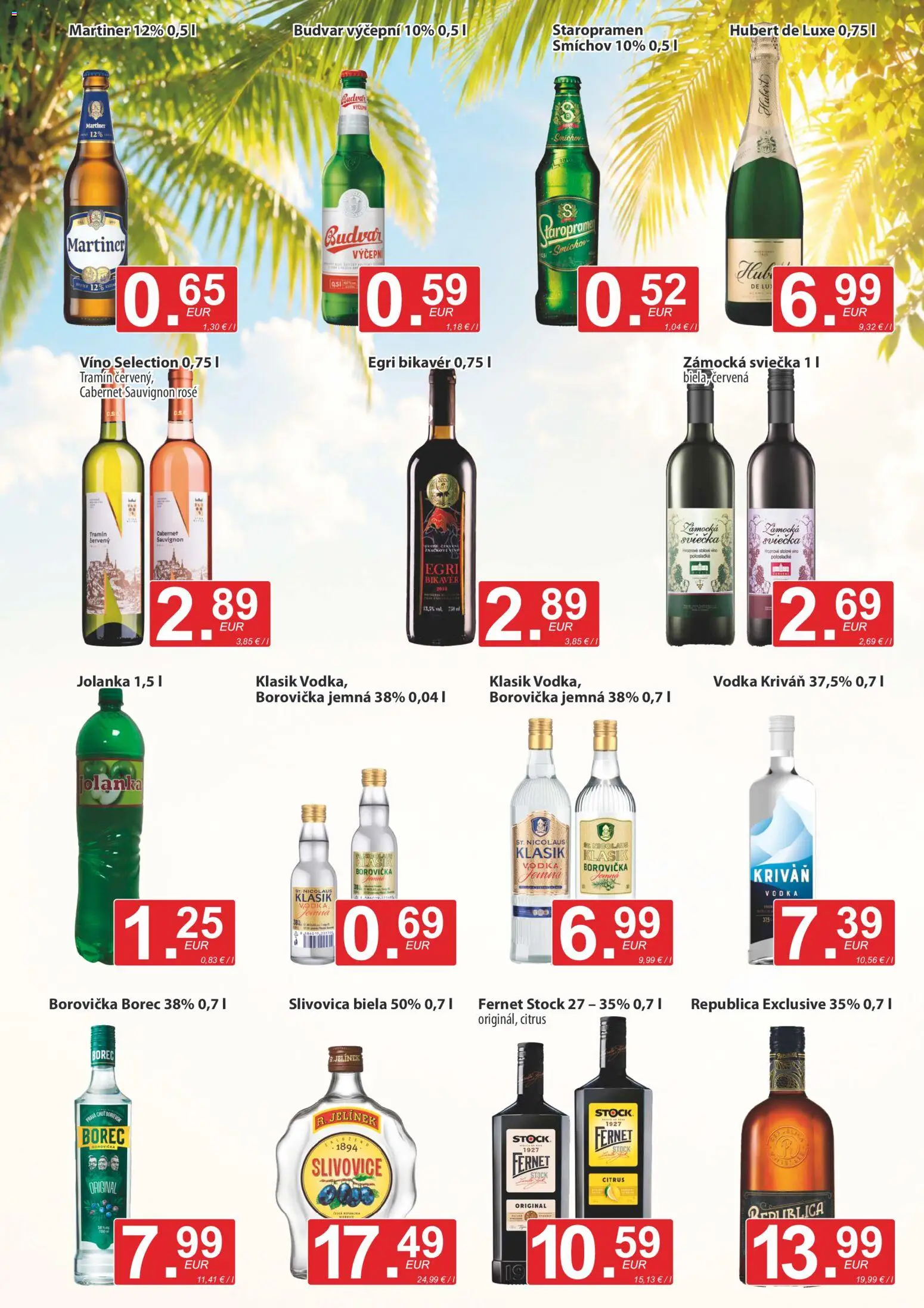 Nové CBA Verex akcie – leták je platný od 16.07.2026 | Strana: 11 | Produkty: Staropramen, Fernet, Fernet Stock, Hubert de Luxe