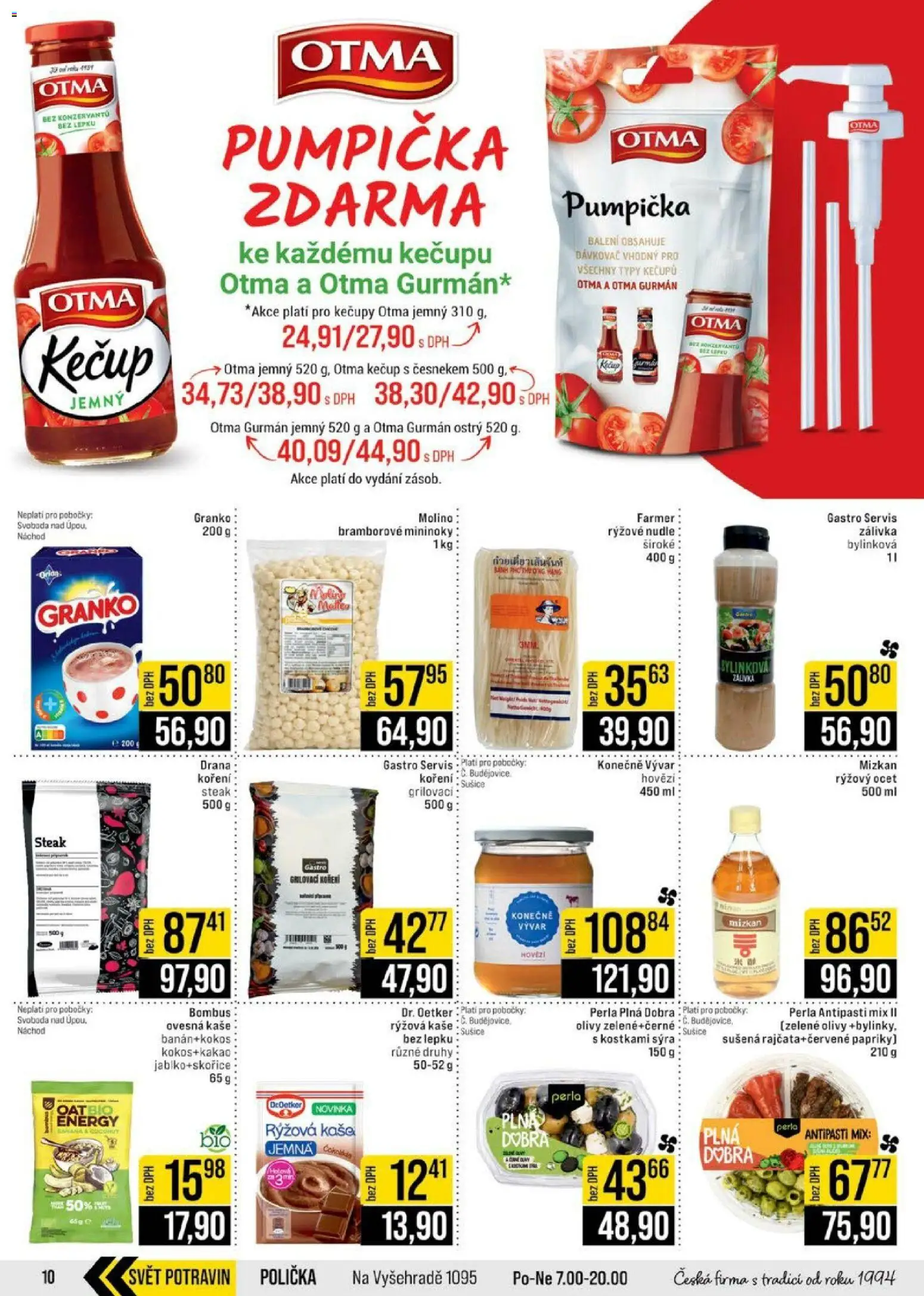 Jip leták - Cash & Carry od 20.05.2026 | Strana: 10 | Produkty: Dávkovač, Vývar, Rýžový ocet, Rýžové nudle