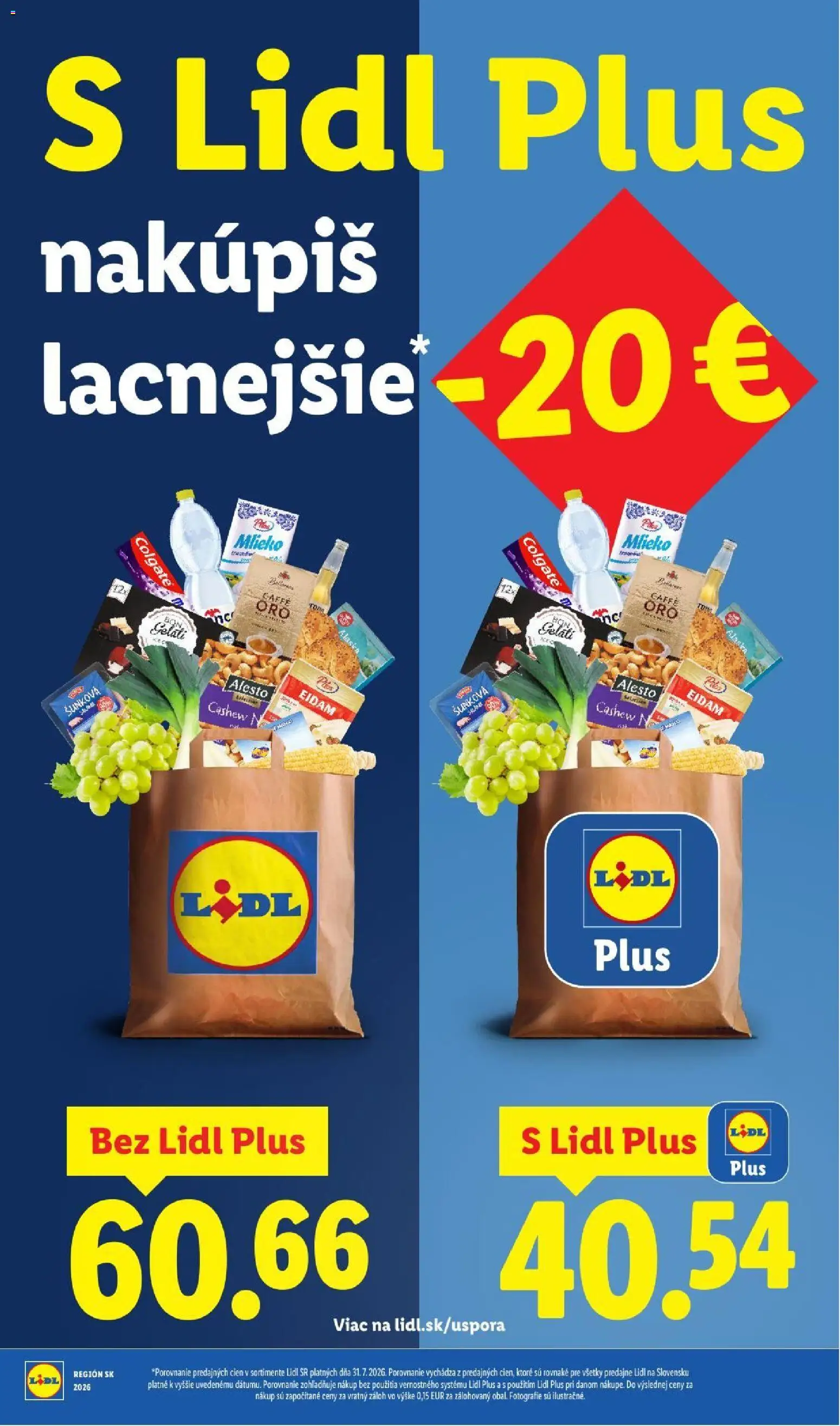 Nové Lidl akcie – leták je platný od 03.08.2026 | Strana: 2 | Produkty: Mlieko, Saláma, Eidam