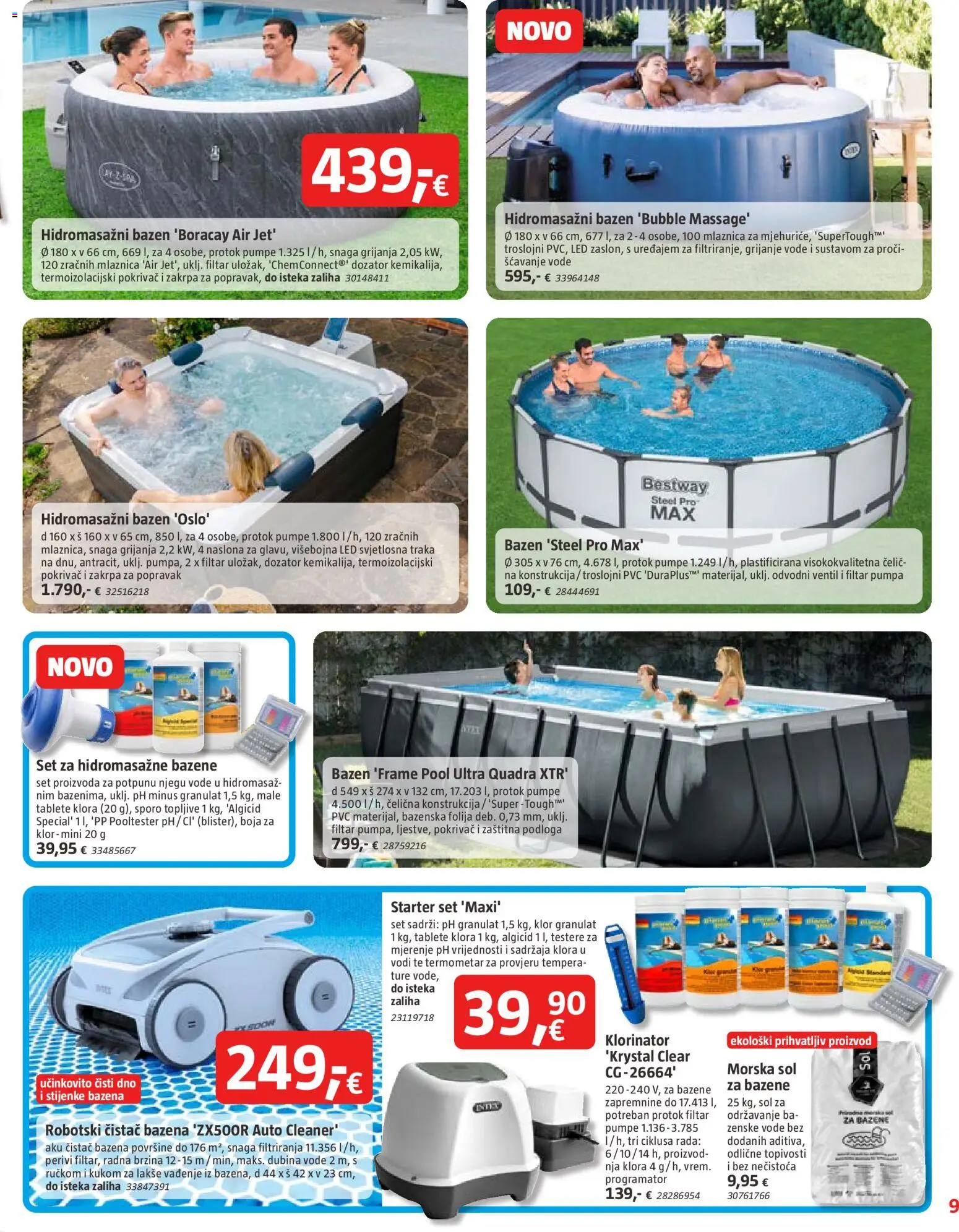 Bauhaus katalog | vrijedi od 29.04.2026 | Stranica: 9 | Proizvodi: Termometar, Bazen, Sol, Ventil