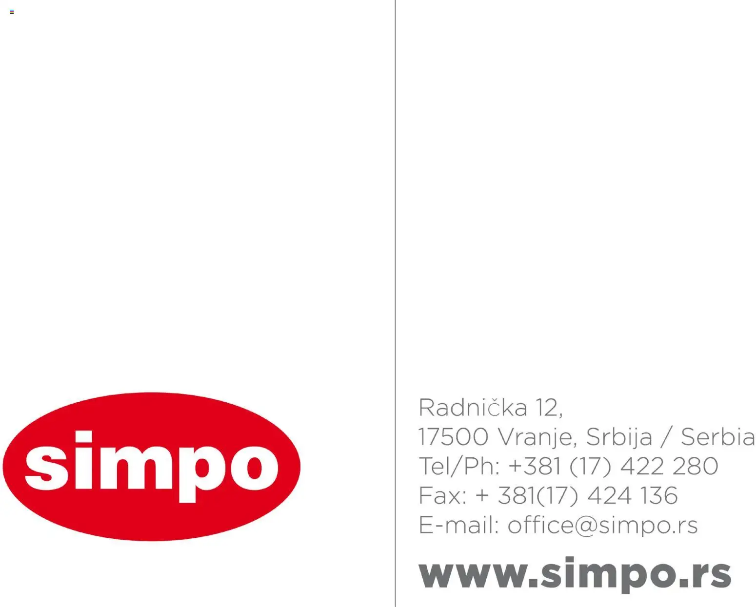 SIMPO katalog - važi od 01.08.2026 | Strana: 14