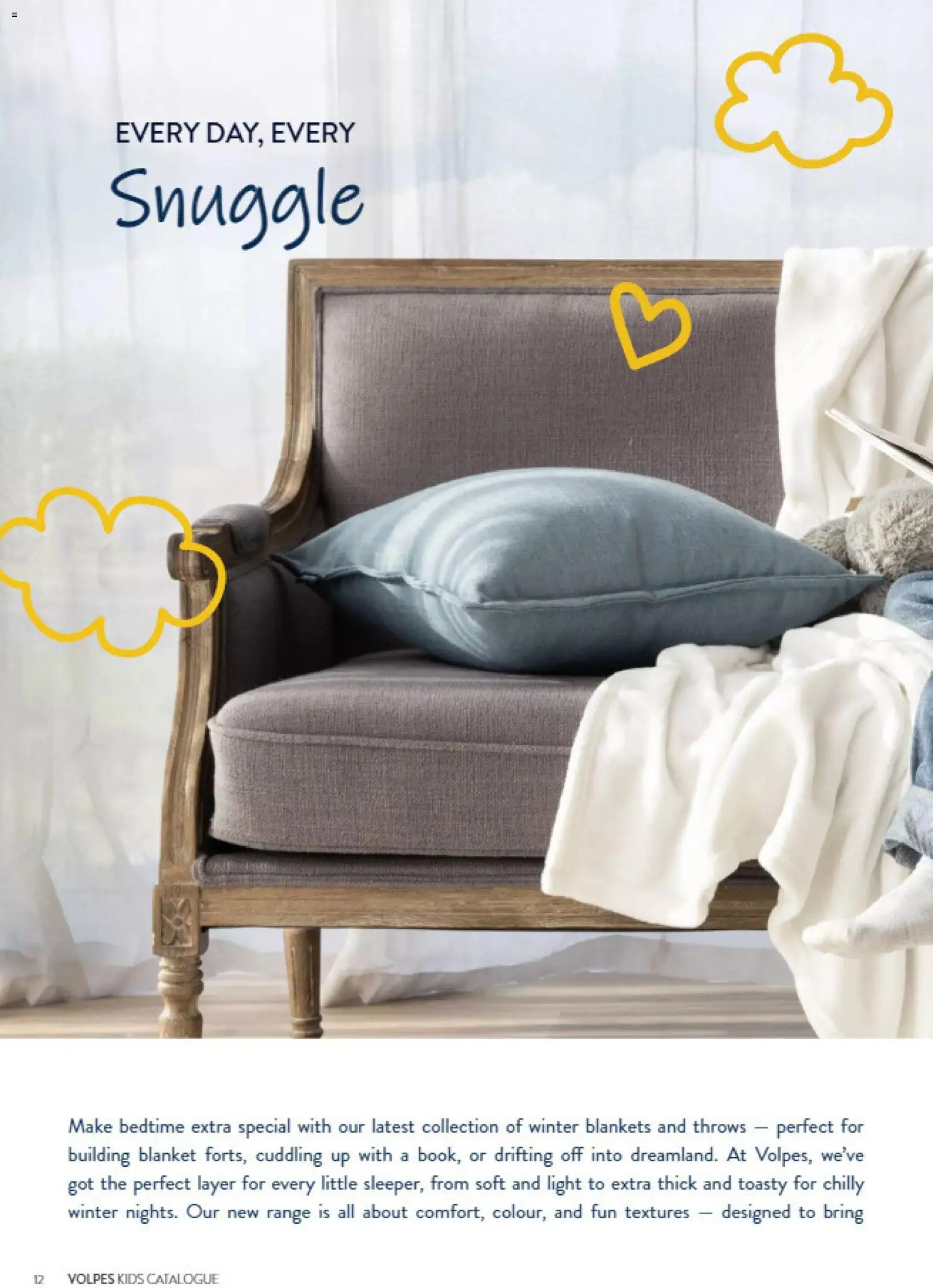 New Volpes catalogue – valid from 01/07/2026 | Page: 12 | Products: Blankets, Blanket, Light, Toasty