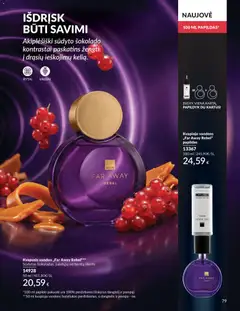 AVON leidinys galioja nuo 01.06.2026 | Puslapis: 79 | Prekių: Kvapusis vanduo