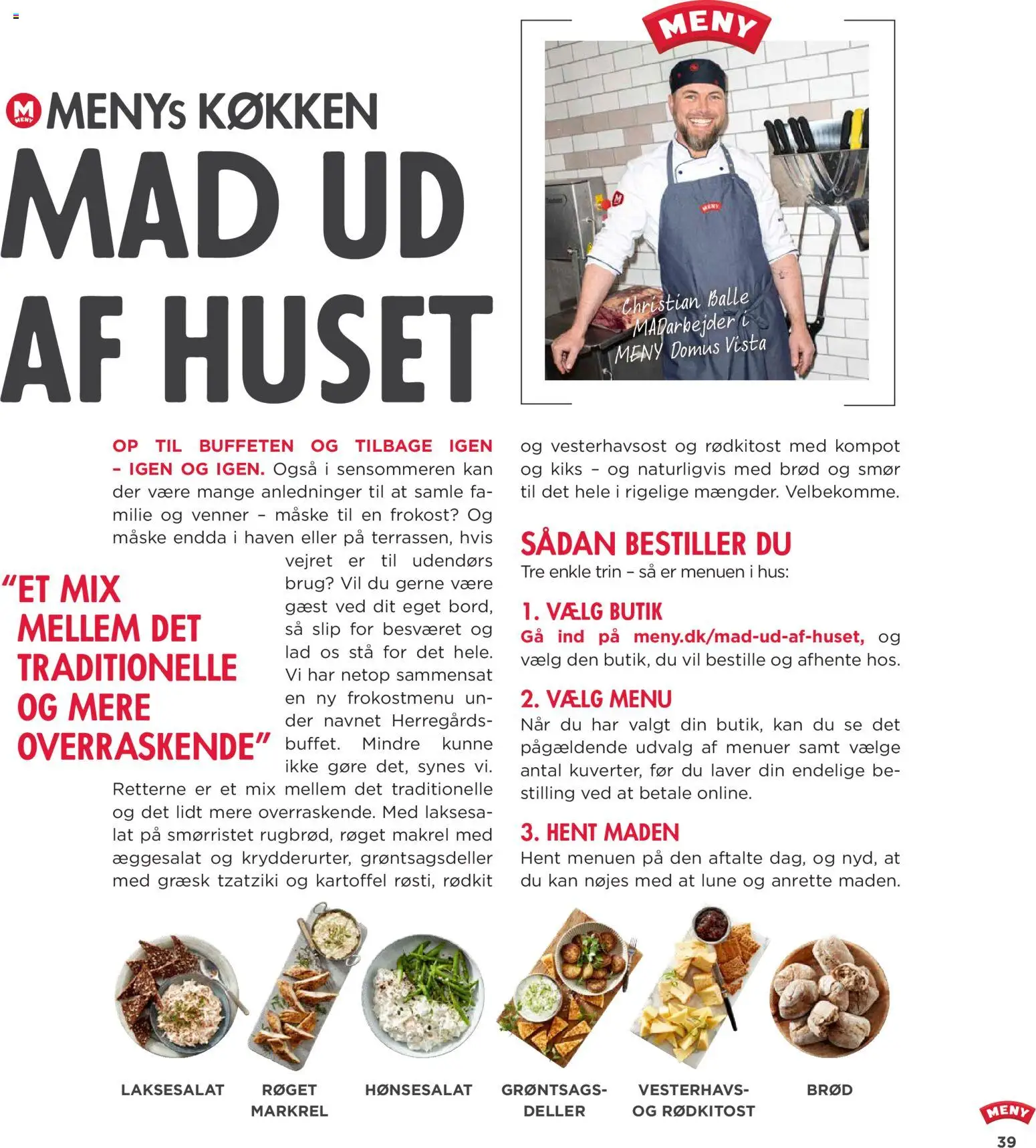 Meny tilbudsavis – gyldig fra 31/07/2026 | Side: 39 | Produkter: Smør, Brød, Tzatziki, Makrel