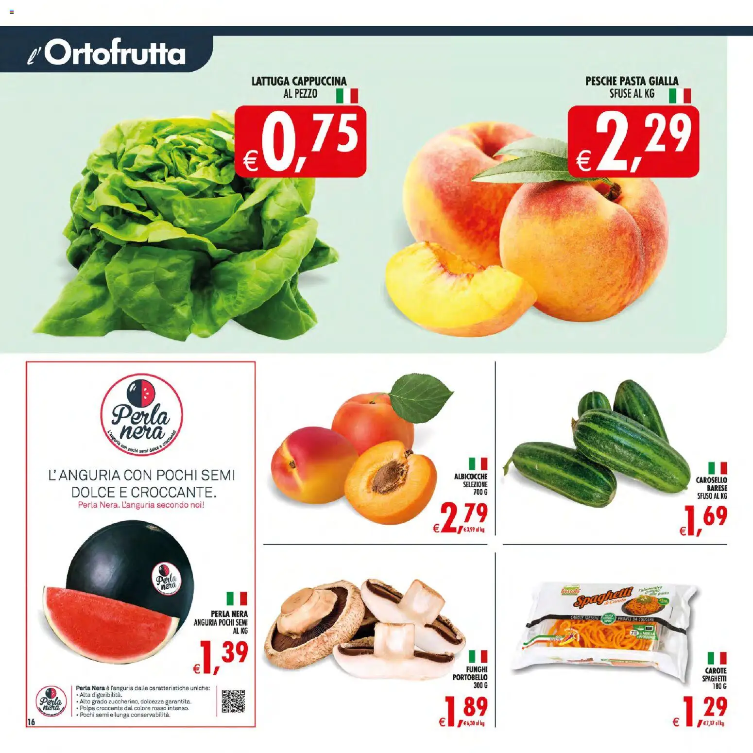 Volantino Decò del 30/06/2026 | Pagina: 21 | Prodotti: Carote, Pasta, Funghi, Albicocche