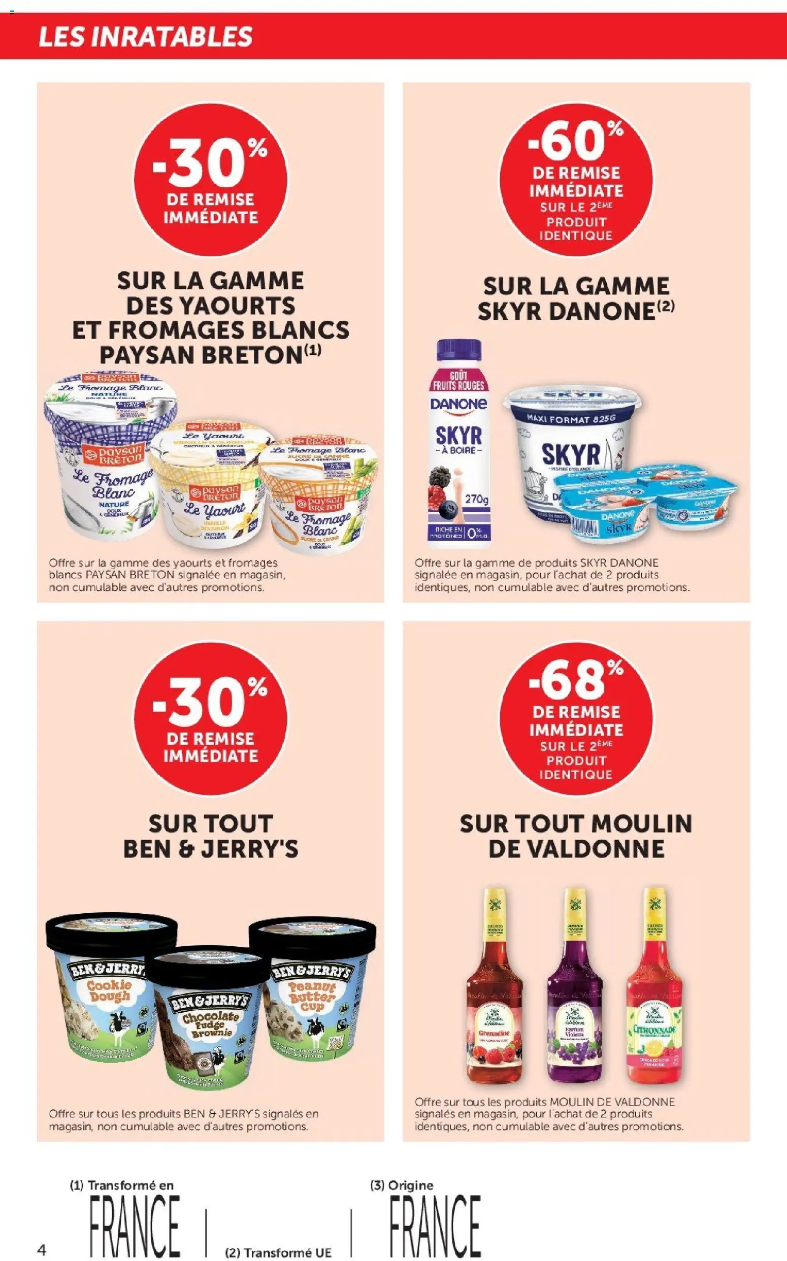 {H1} | Page: 4 | Produits: Citronnade, Vanille, Fromage, Skyr