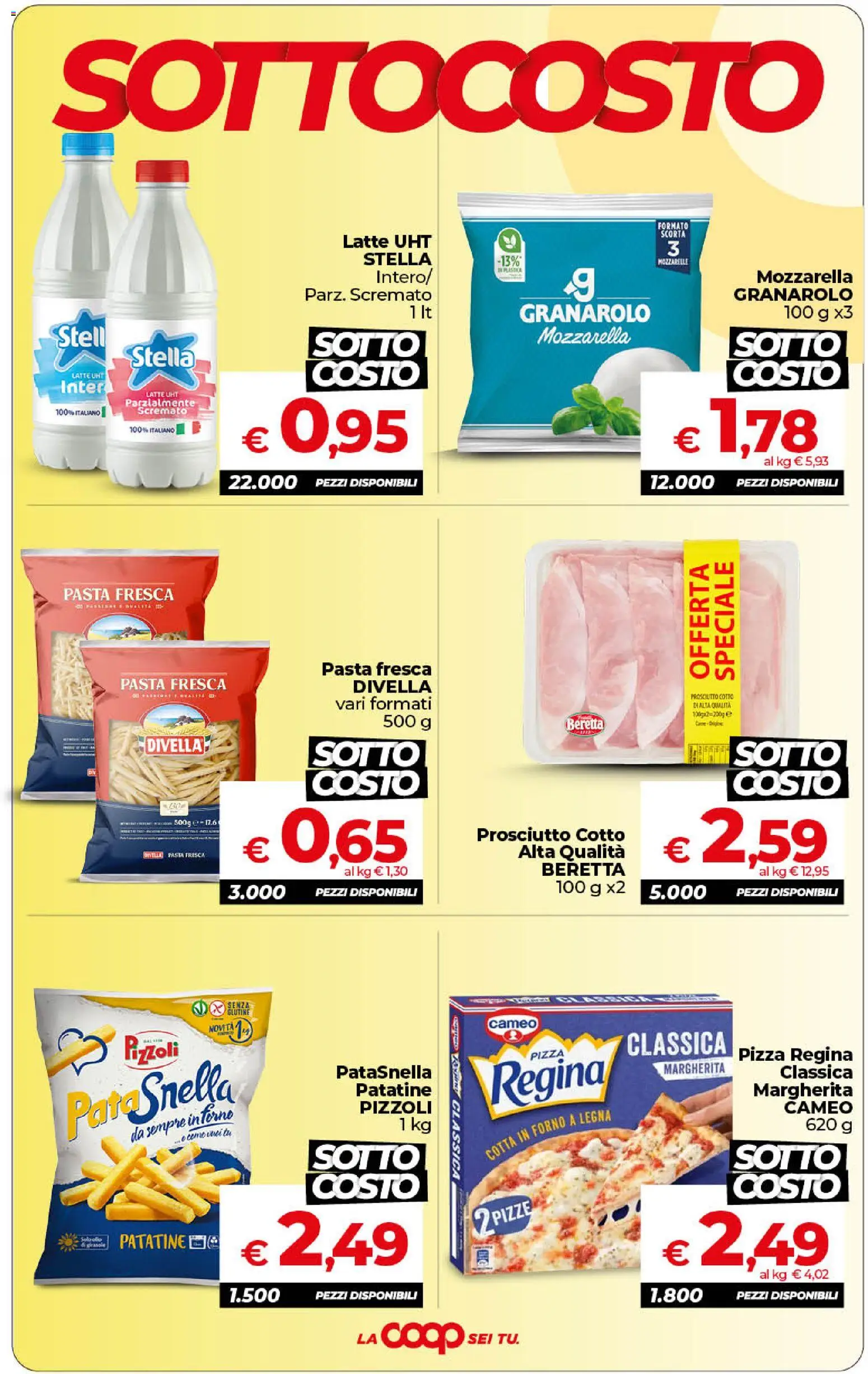 Volantino Ipercoop del 01/09/2026 | Pagina: 2 | Prodotti: Pizza, Mozzarella, Prosciutto, Forno