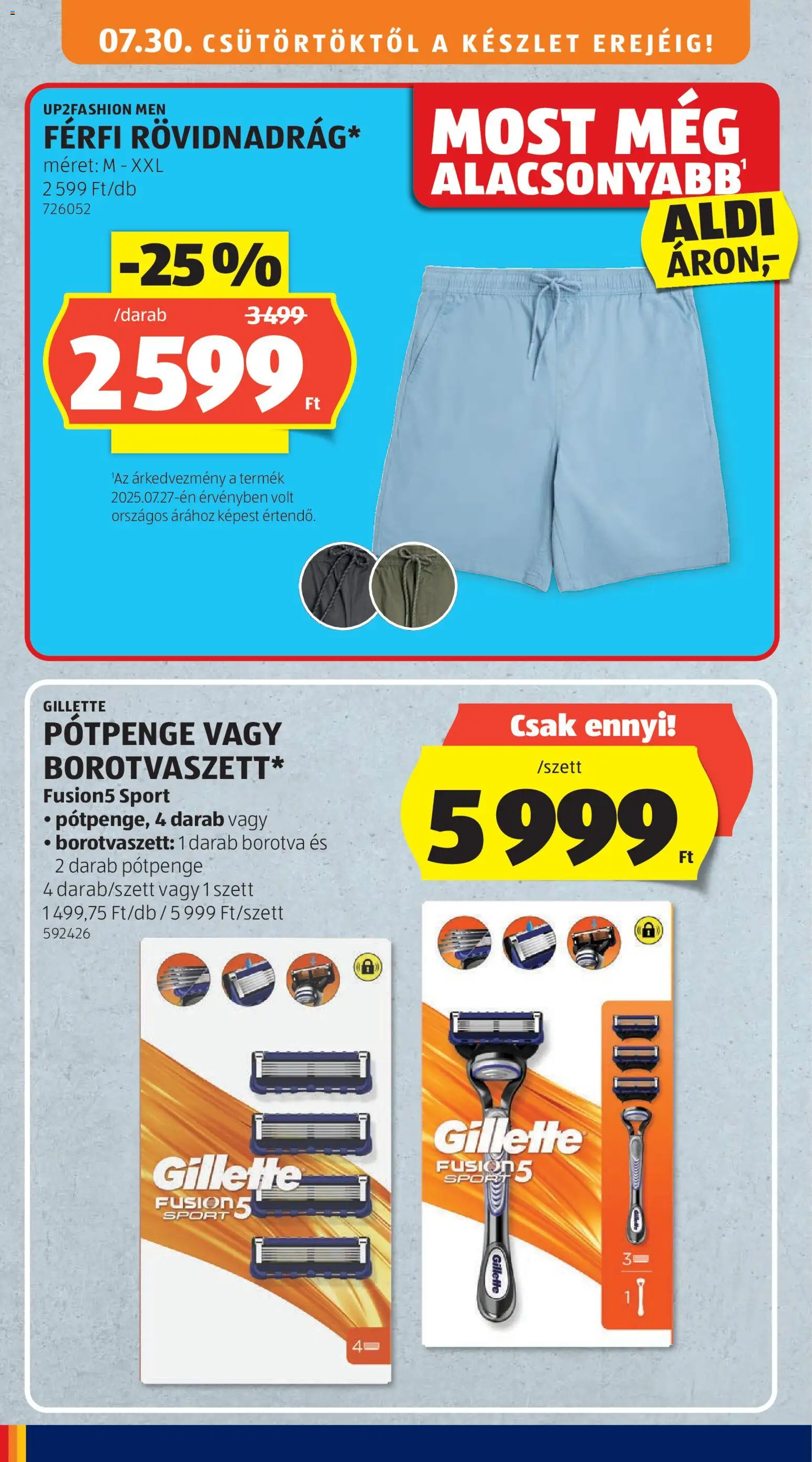 Aldi akciós ujság - amely érvényes a következő dátumtól: 2026.07.30. | Oldal: 40