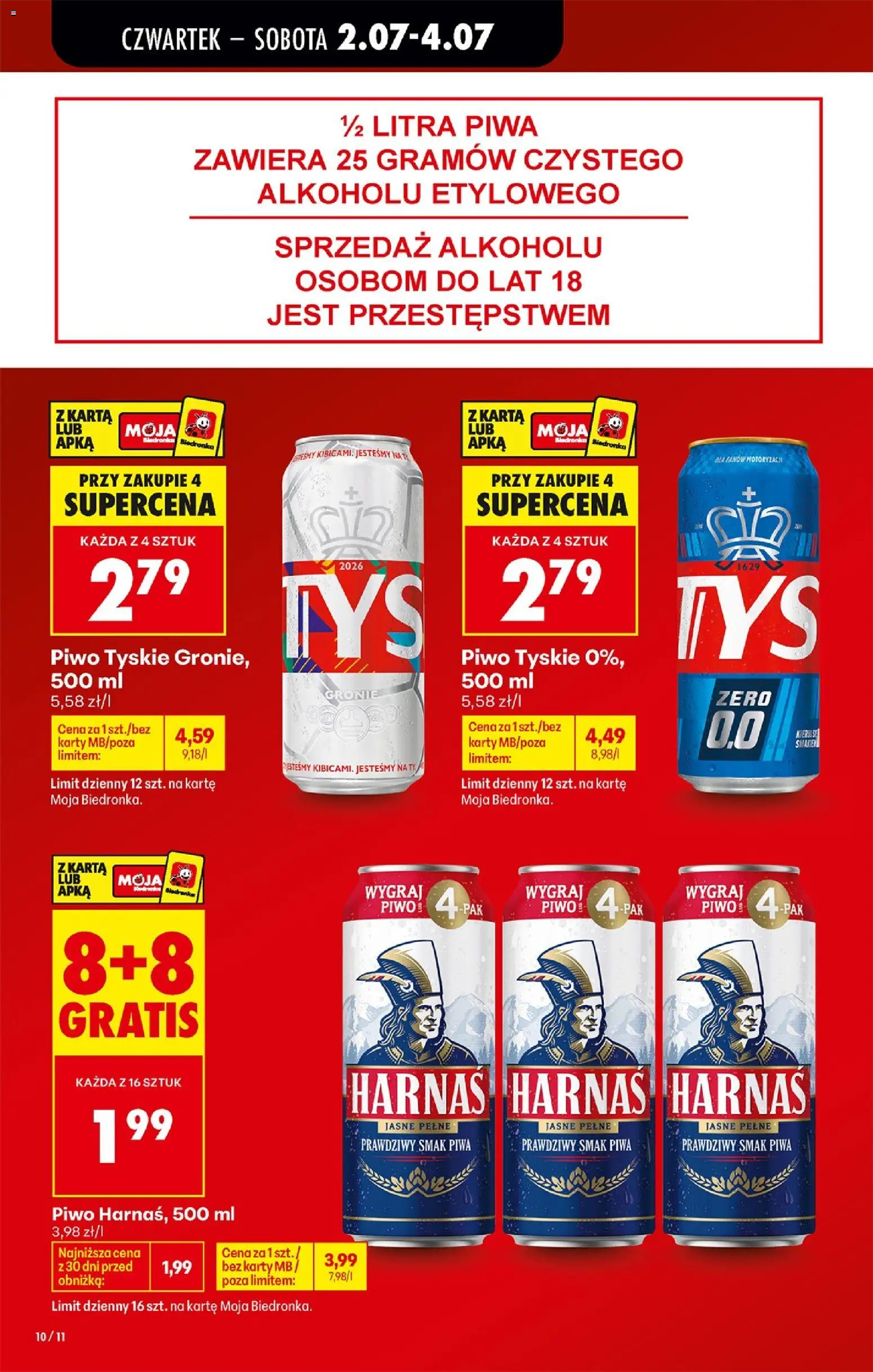 Biedronka Polsko leták - Codziennie niskie ceny od 02.07.2026 | Strana: 10 | Produkty: Karty, Shaker