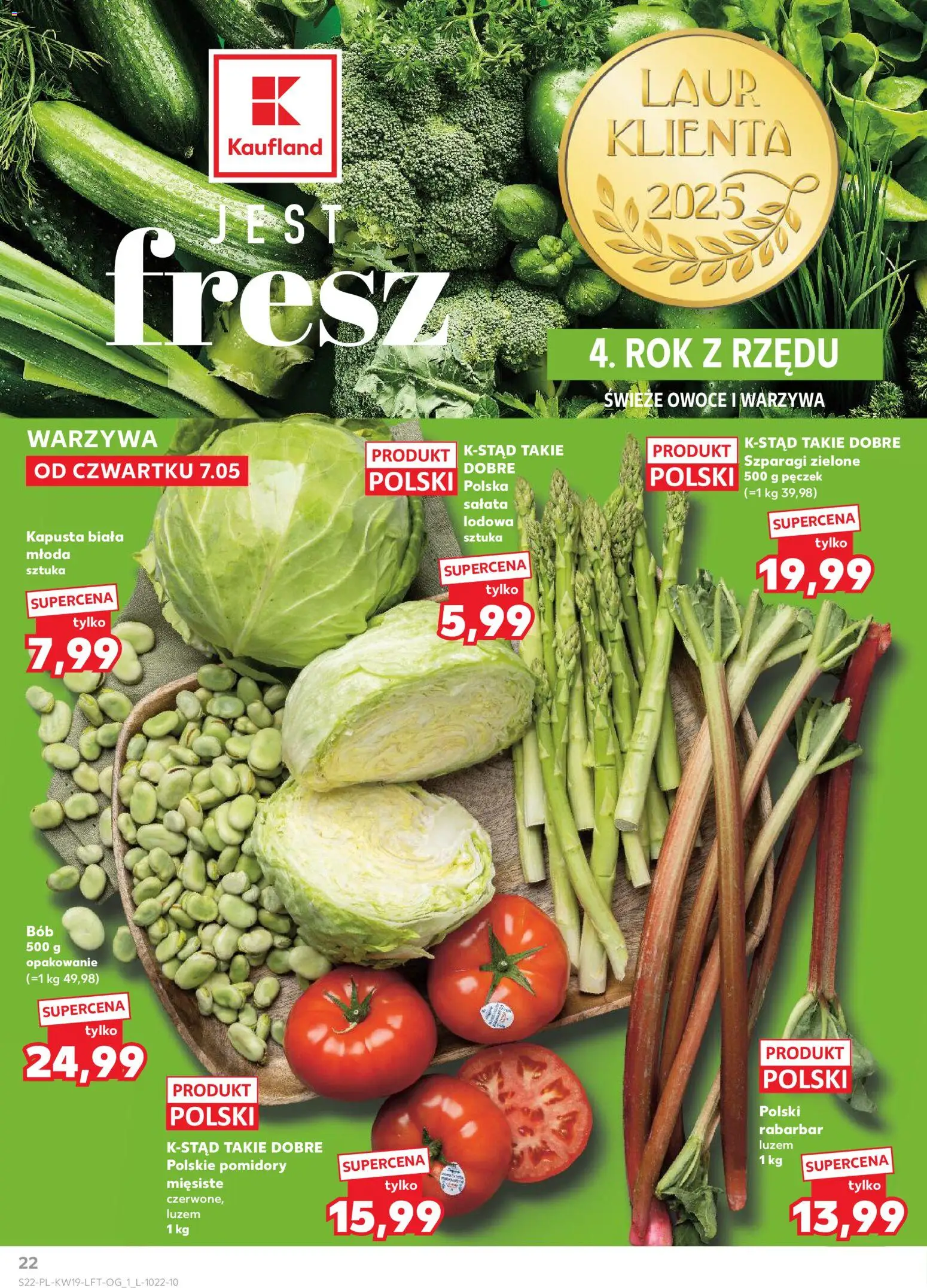 Kaufland Polsko leták od 07.05.2026 | Strana: 22 | Produkty: Kapusta