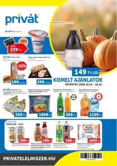 PRIVÁT akciós újság - amely érvényes a következő dátumtól: 2026.10.15.