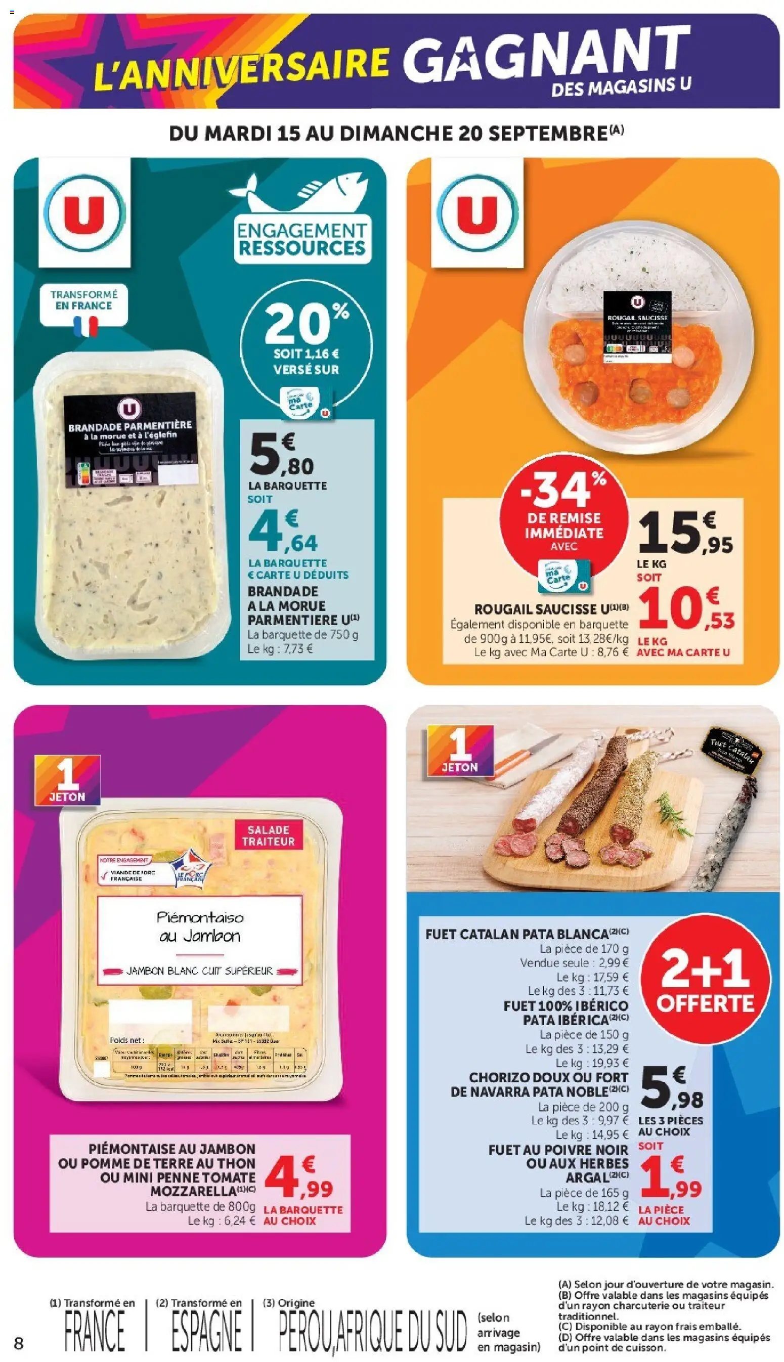 {H1} | Page: 8 | Produits: Charcuterie, Pomme, Poivre, Viande