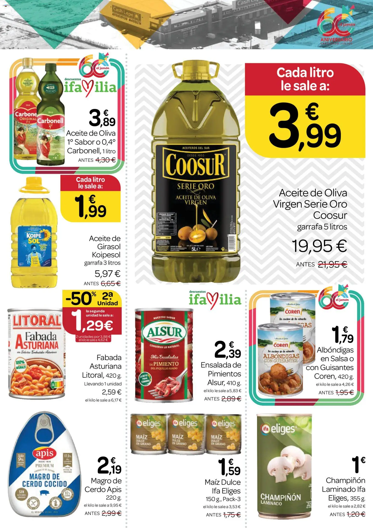 Supermercados El Jamón folleto │ válido desde el 27/08/2026 | Página: 13 | Productos: Dulce, Maíz, Cerdo, Aceite de girasol