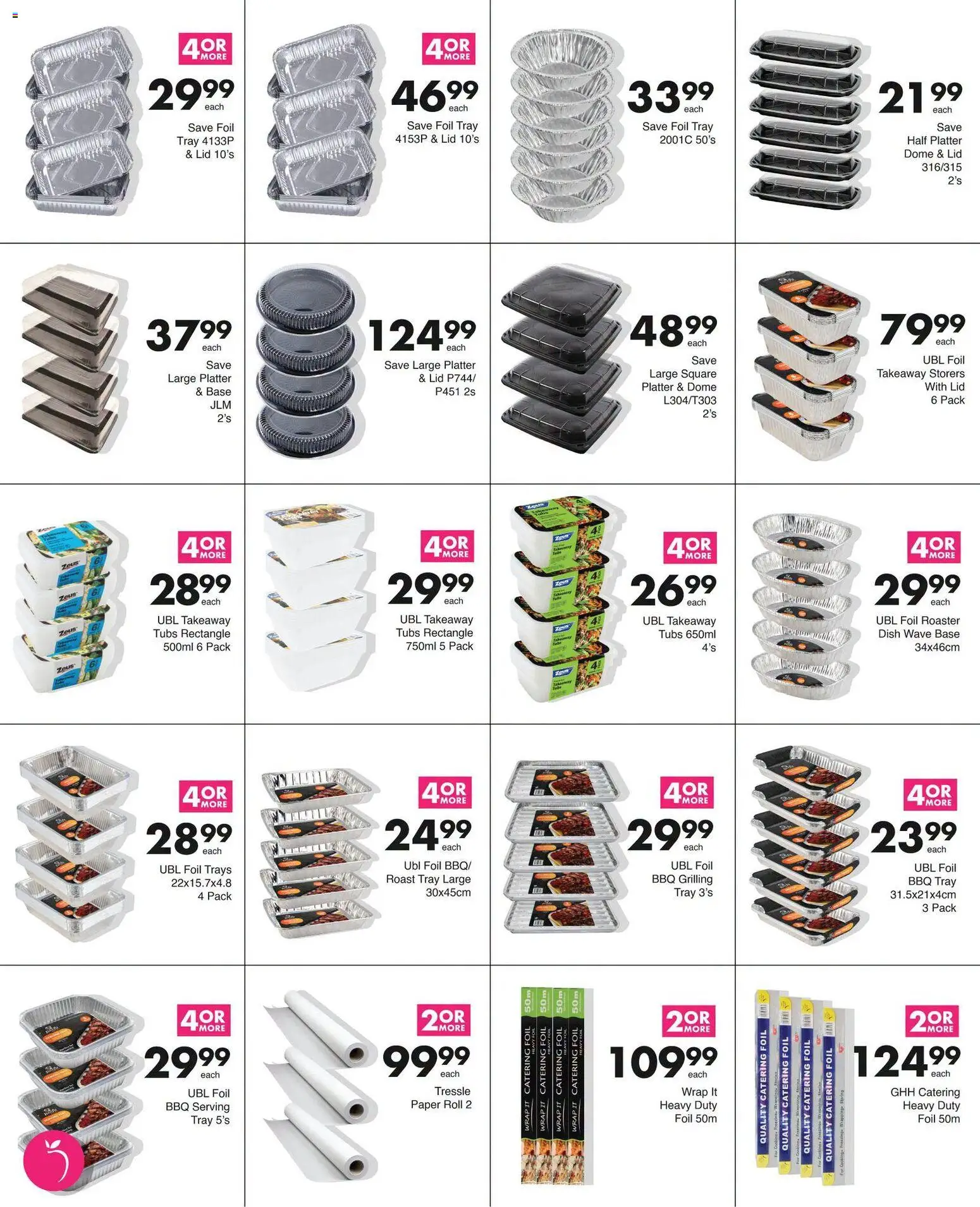 New Save catalogue – valid from 12/10/2026 | Page: 24 | Products: Tray, Platter, Paper