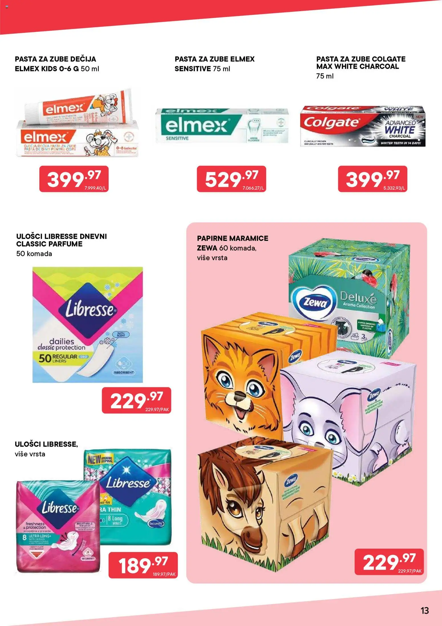 PerSu katalog - važi od 20.07.2026 | Strana: 13 | Proizvode: Colgate, Pasta za zube