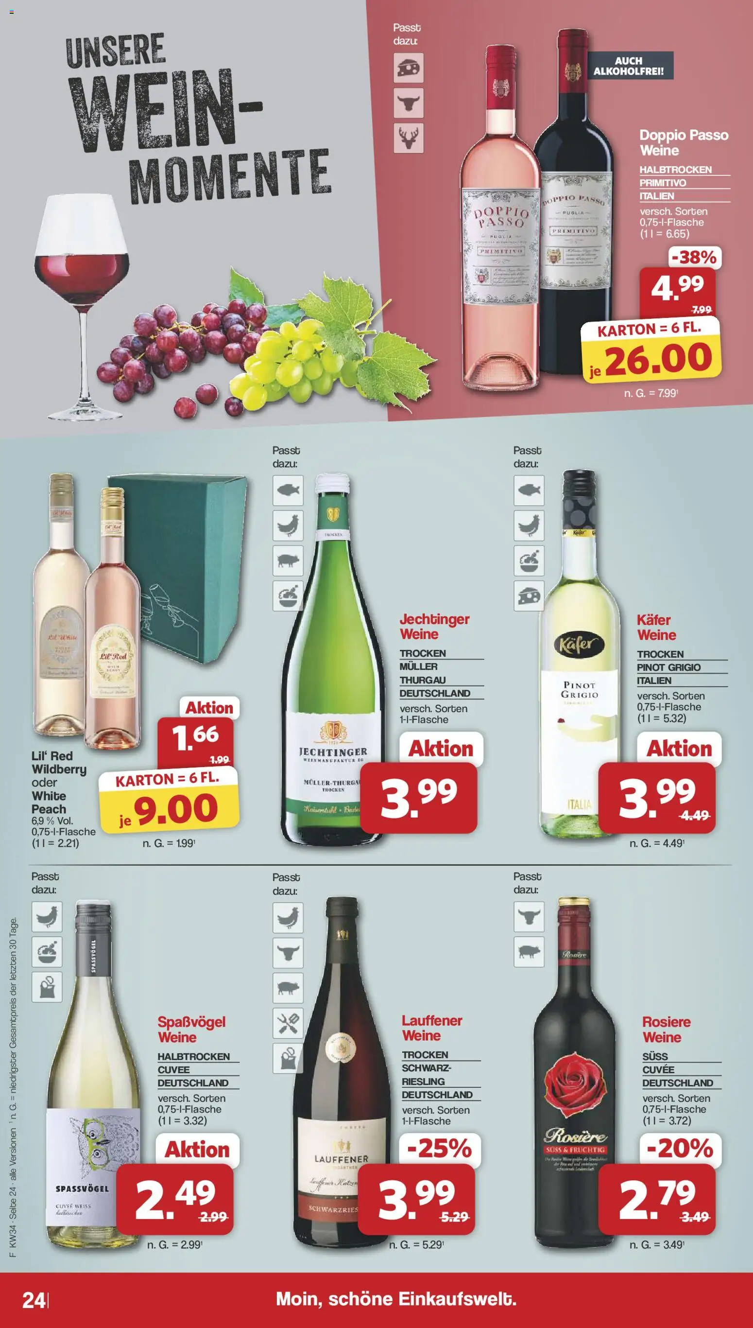 Famila Nordwest Prospekt – gültig ab 17.08.2026 | Seite: 26 | Produkte: Doppio Passo, Wein