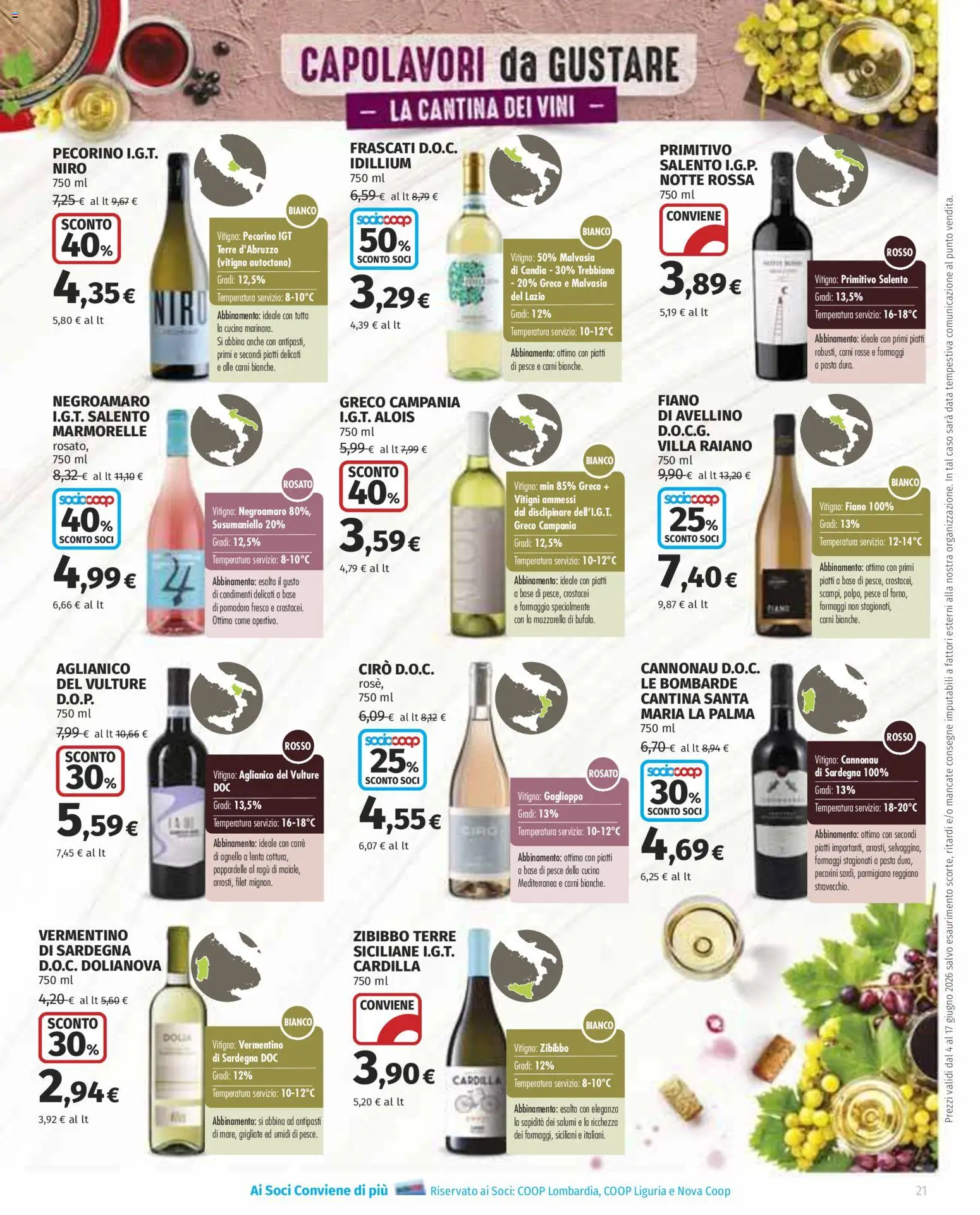 Volantino Ipercoop del 04.06.2026 | Pagina: 21 | Prodotti: Ragú, Parmigiano reggiano, Agnello, Pecorino