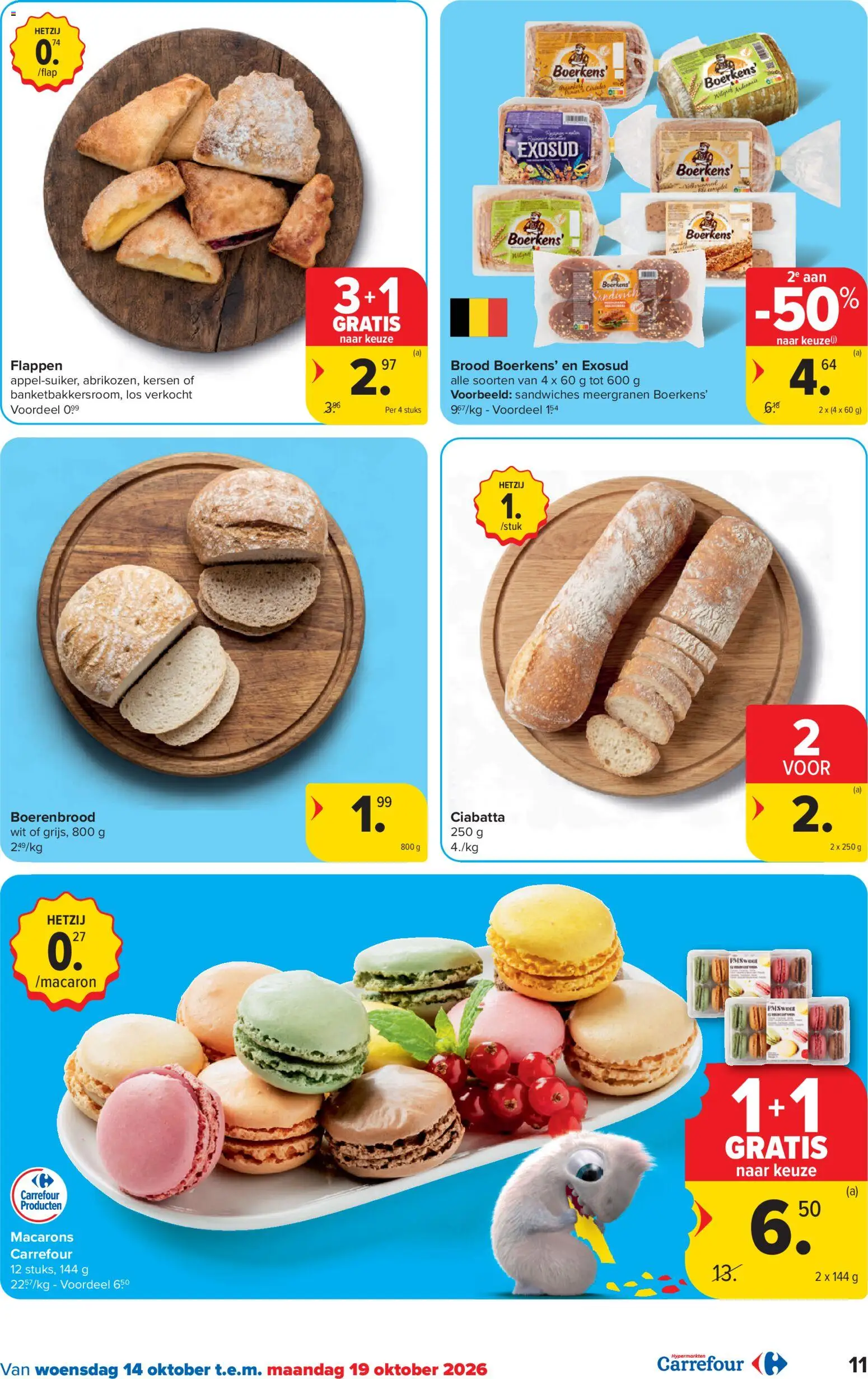 {H1} | Pagina: 11 | Producten: Kersen, Macarons, Brood