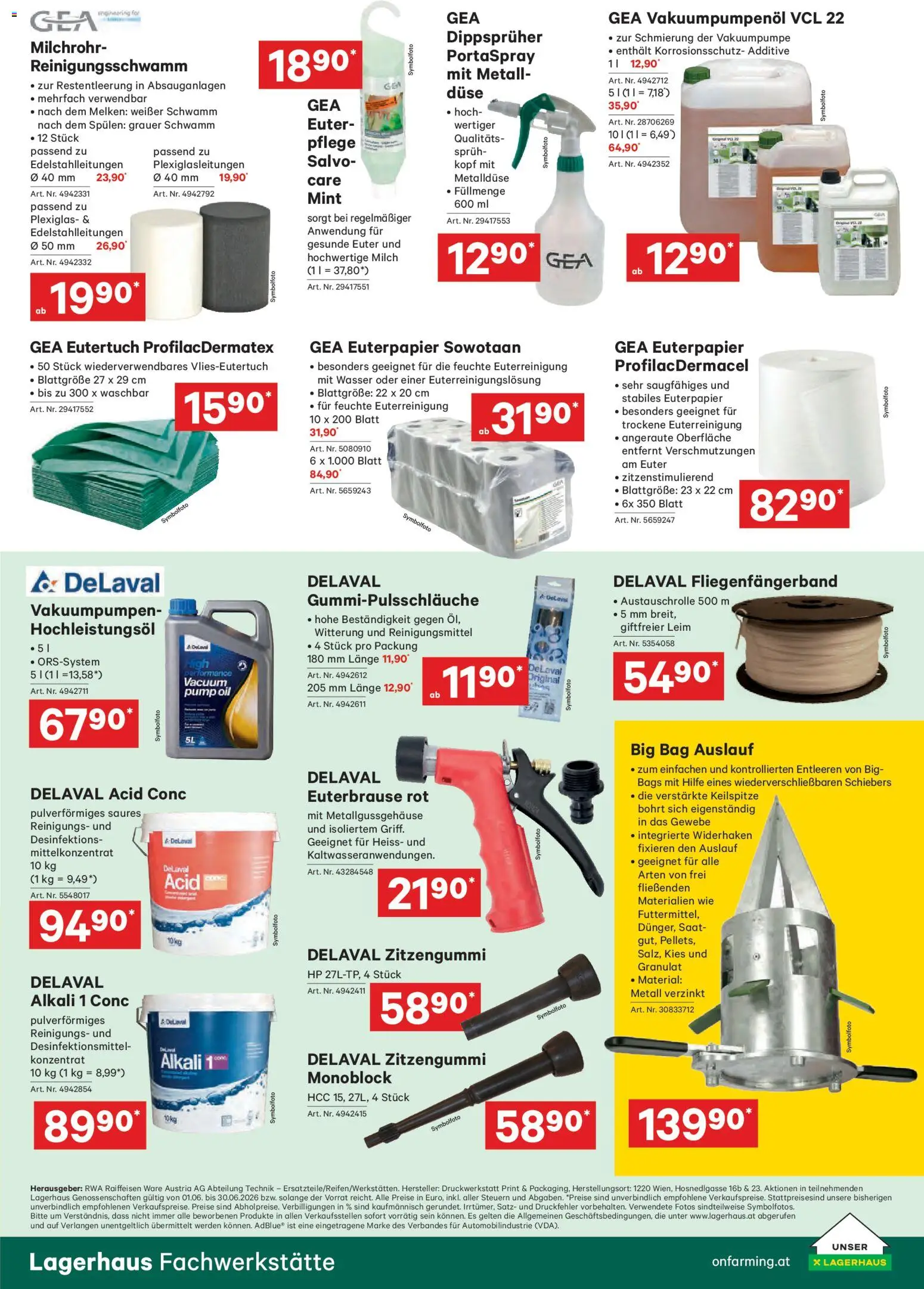 Lagerhaus Unser Land Juni 2026 gültig ab 01.06.2026 | Seite: 57 | Produkte: Wasser, Milch