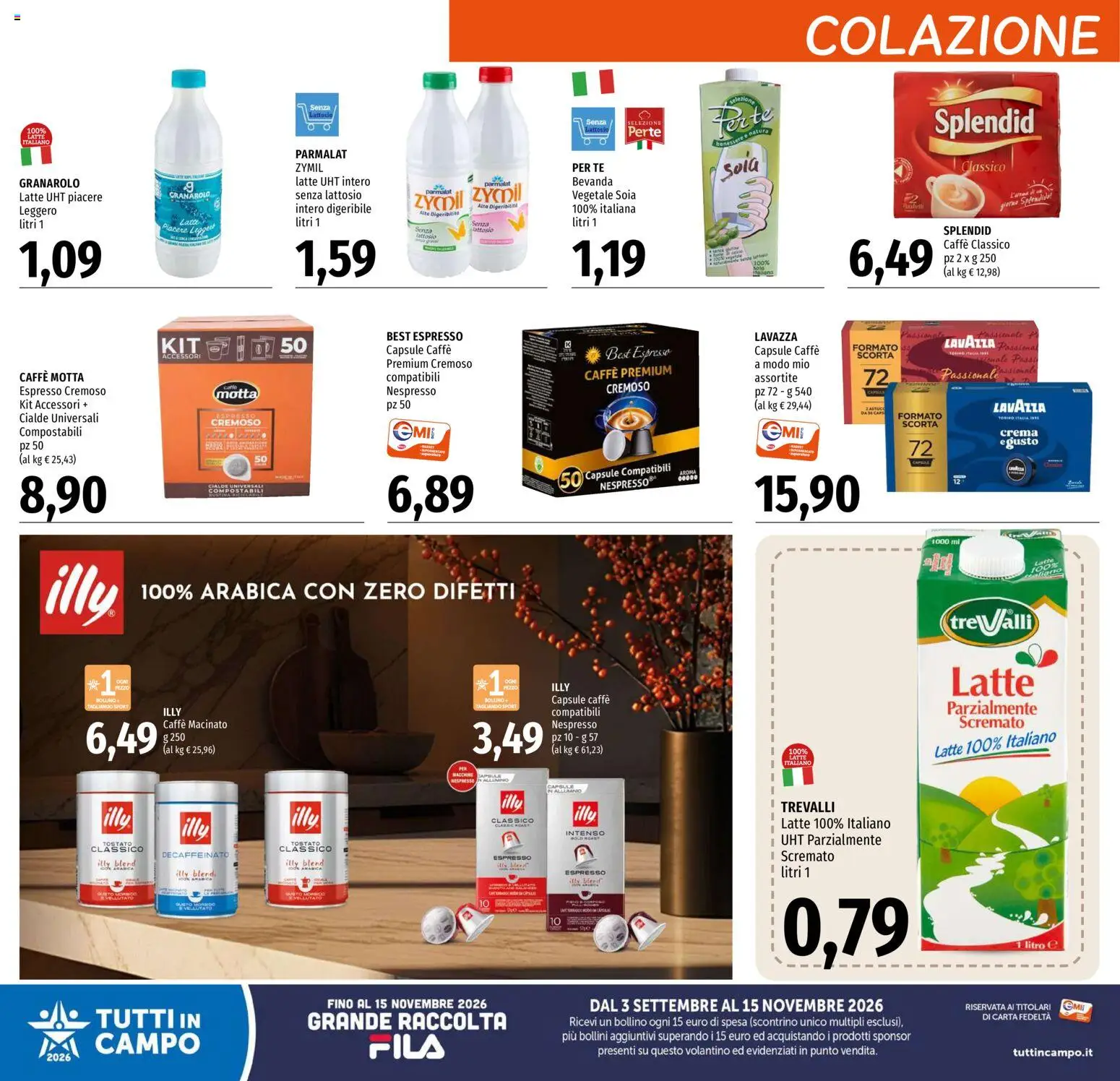 Volantino EMI del 15/10/2026 | Pagina: 16 | Prodotti: Crema, Cialde, Caffè macinato, Senza lattosio