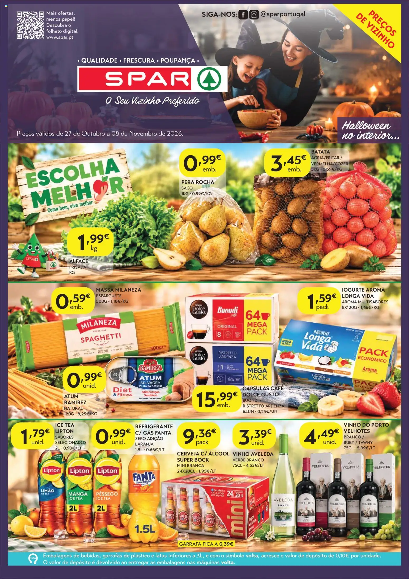 Spar folheto │ válido de 27/10/2026 | Página: 1