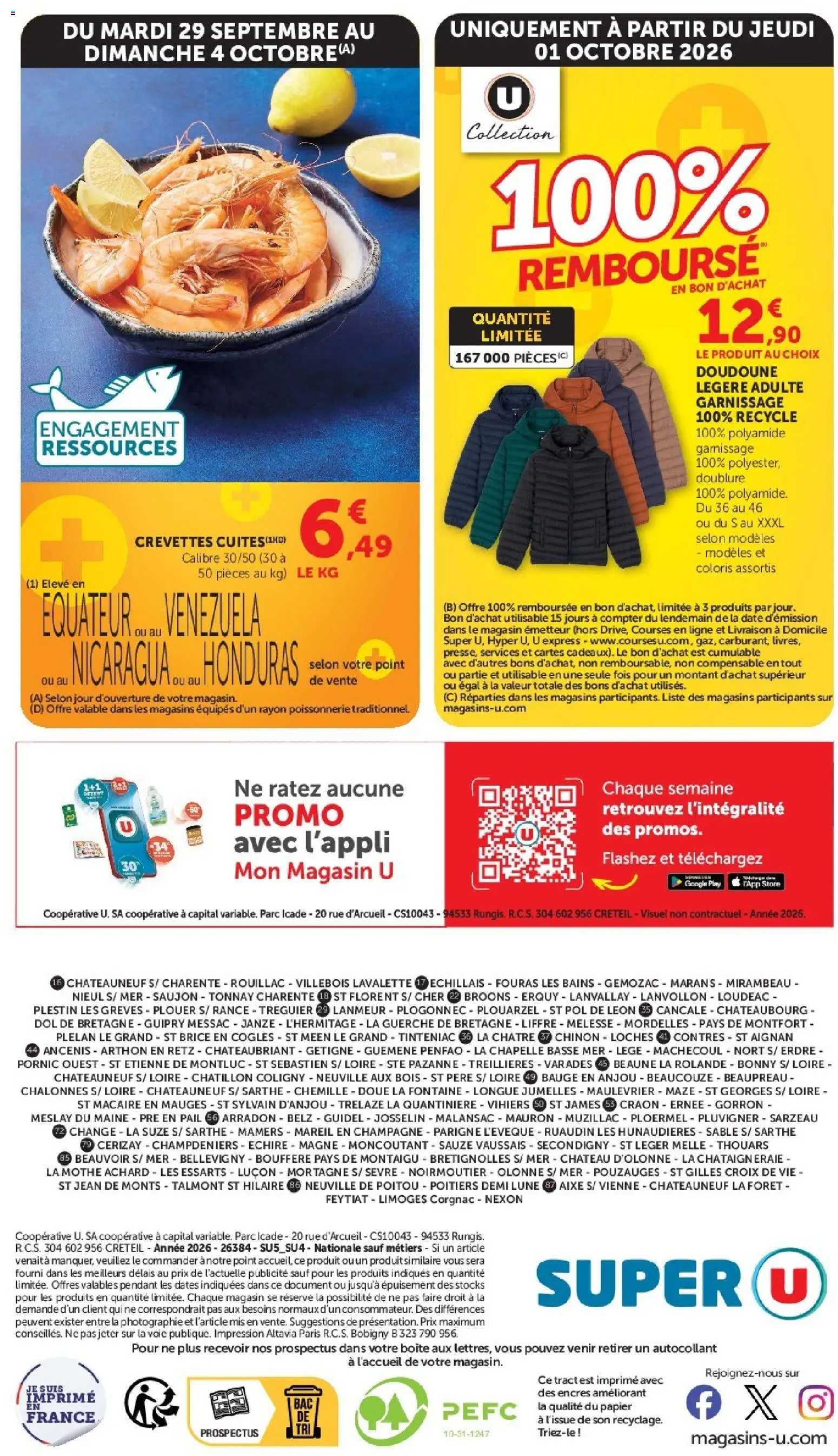 {H1} | Page: 48 | Produits: Crevettes, Store, Champagne, Jumelles