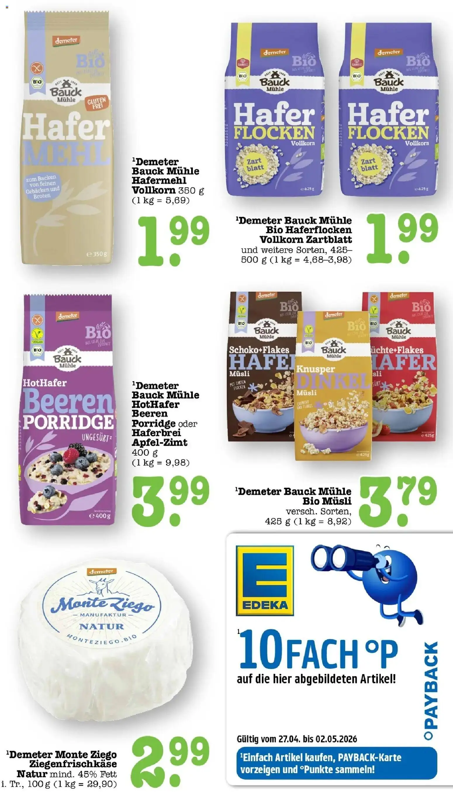 Edeka prospekt Wörth Am Rhein	 – gültig ab 27.04.2026 | Seite: 55 | Produkte: Musli, Mühle, Mehl, Flocken
