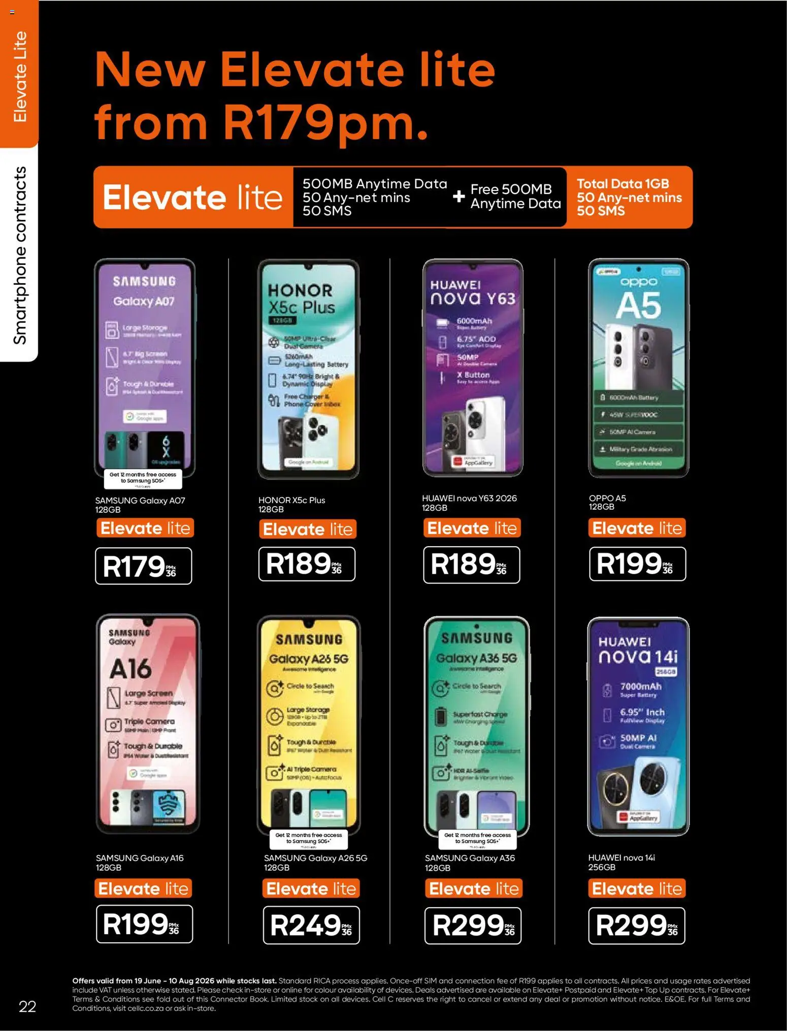 New Cell C catalogue – valid from 19.06.2026 | Page: 24