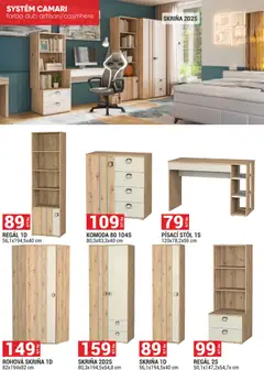 Merkury Market leták platný od 01.07.2026 | Strana: 15 | Produkty: Regál, Skriňa, Rohová skriňa, Stôl