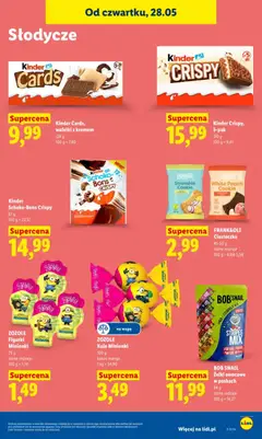 Pogląd oferty "Lidl gazetka" - ważna od 28.05.2026 | Strona: 61 | Produkty: Słodycze, Smoothie, Figurki, Wafelki
