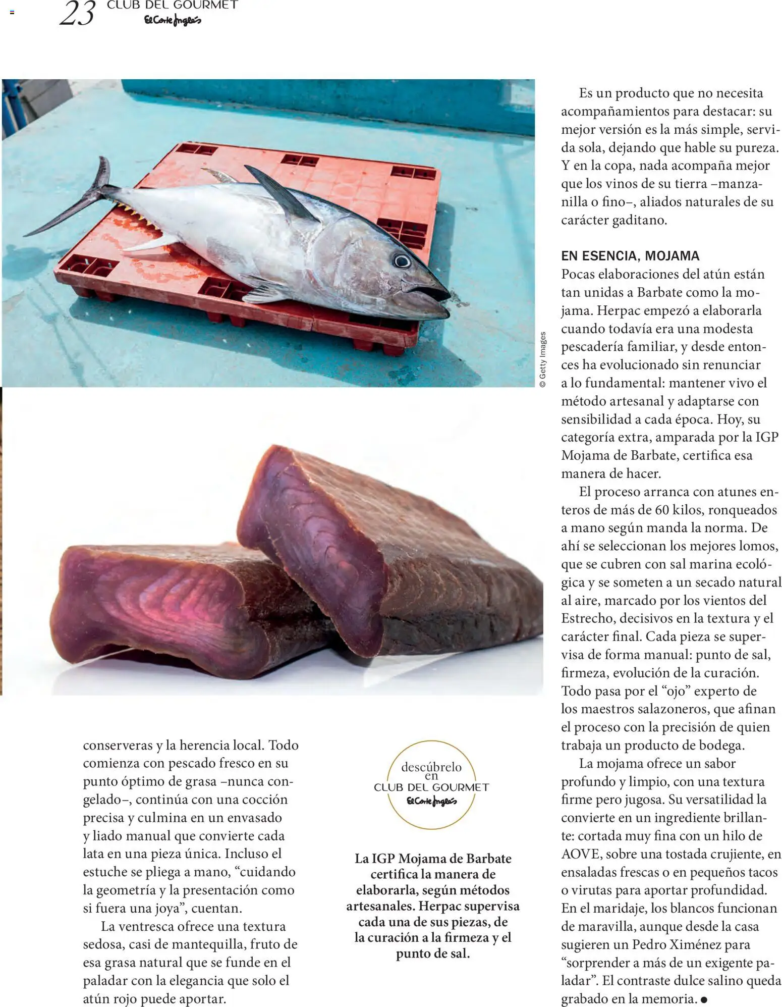 El Corte Inglés ofertas │ válido desde el 01.04.2026 | Página: 23 | Productos: Pescado, Tacos, Té