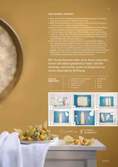 Pagro-Diskont Ideenwerk ab 01.09.2026 gültig | Seite: 13 | Produkte: Wasser, Vase, Pinsel