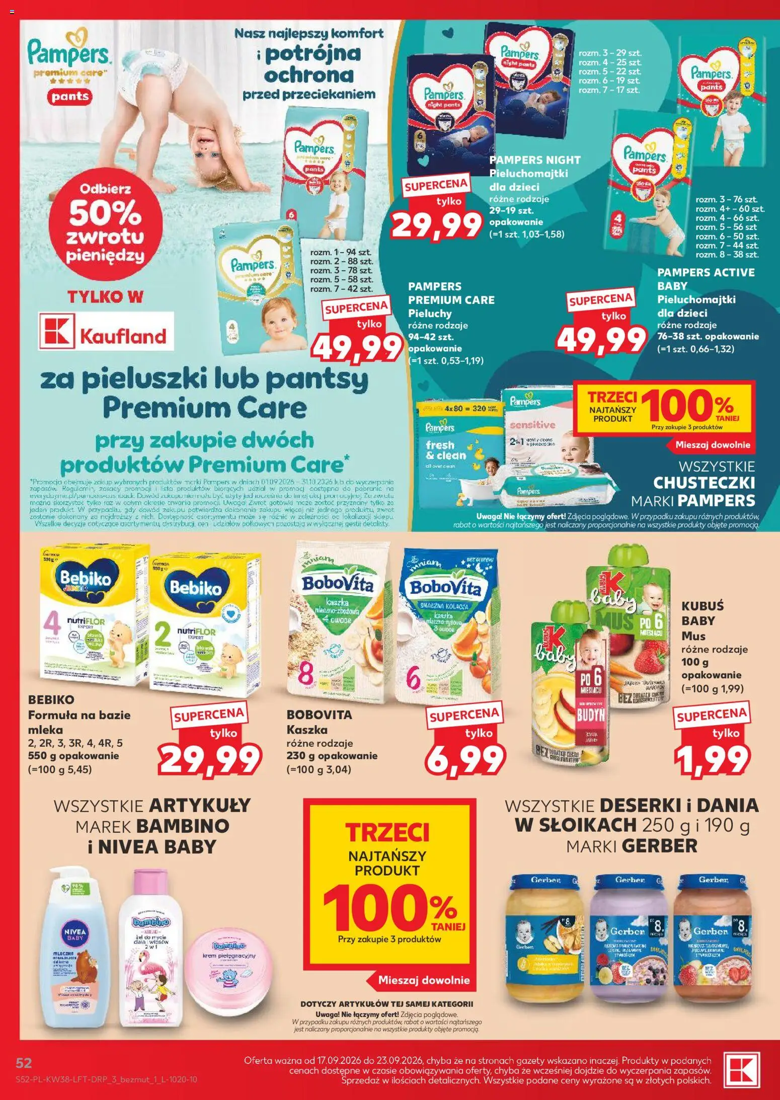 Kaufland gazetka od 17.09.2026 | Strona: 52