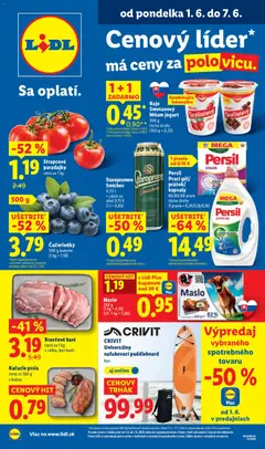 Lidl leták platný od 01.06.2026