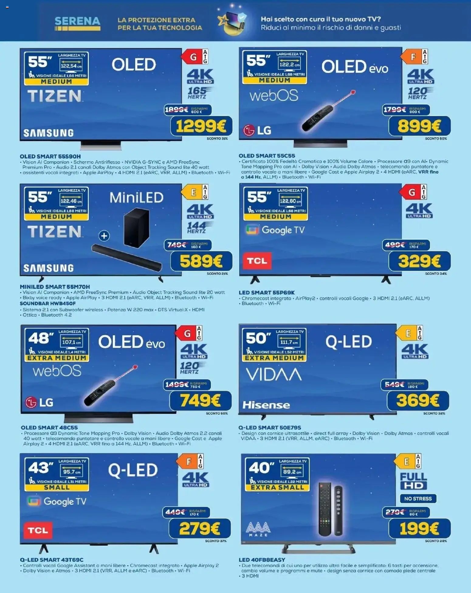 Nuovo Euronics volantino Venaria Reale dal 24/09/2026 > offerte anteprima 🛍️ | Pagina: 7 | Prodotti: Telecomando, Soundbar, TV, Samsung