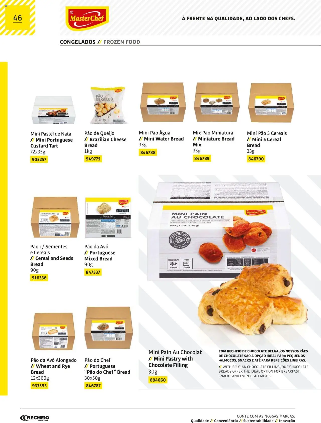 Recheio MasterChef │ válido de 22.03.2024 | Página: 46 | Produtos: Forno, Queijo, Pão, Chocolate