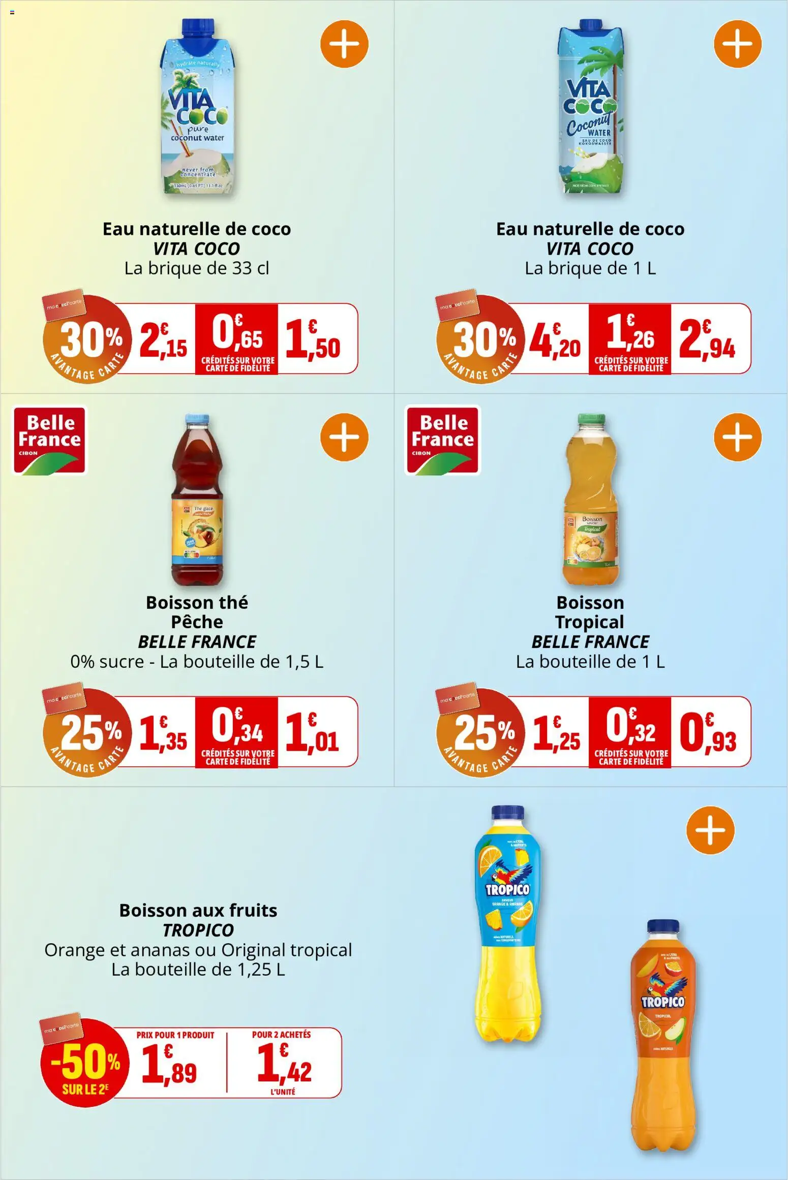 {H1} | Page: 31 | Produits: Sucre, Orange, Pêche, Ananas