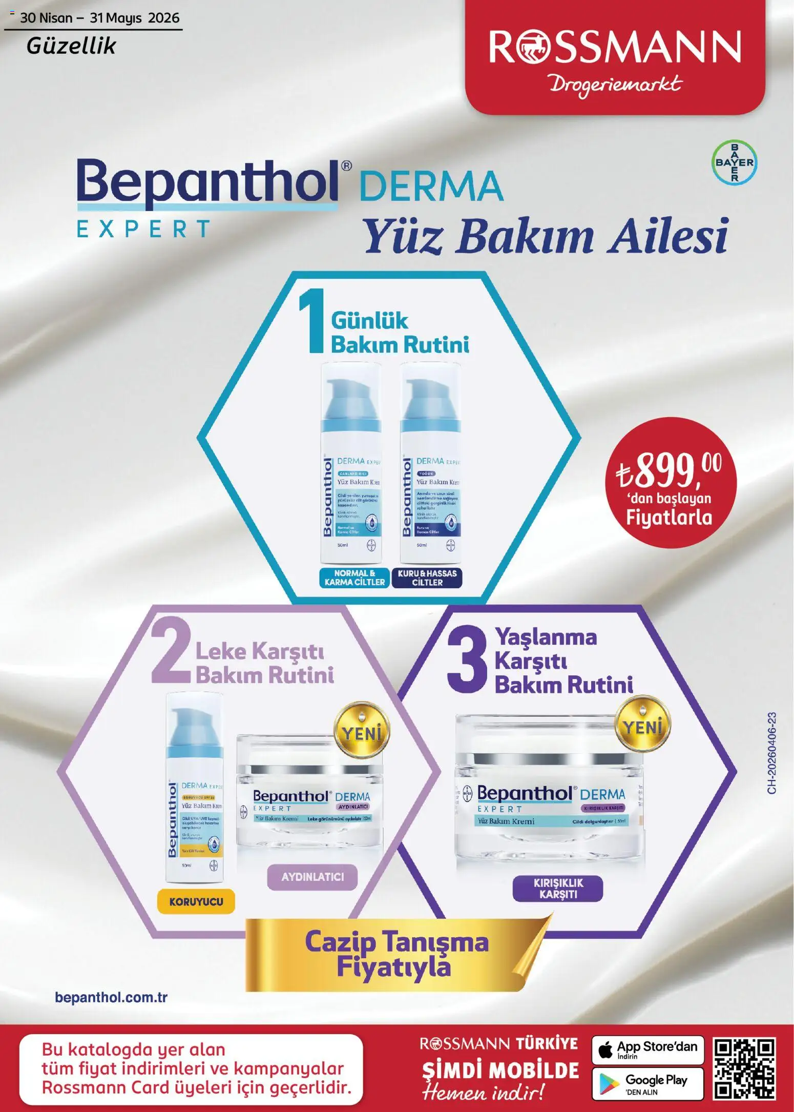 Rossmann İndirim - 30.04.2026 tarihinden itibaren geçerlidir | Sayfa: 1 | Ürünler: Krem
