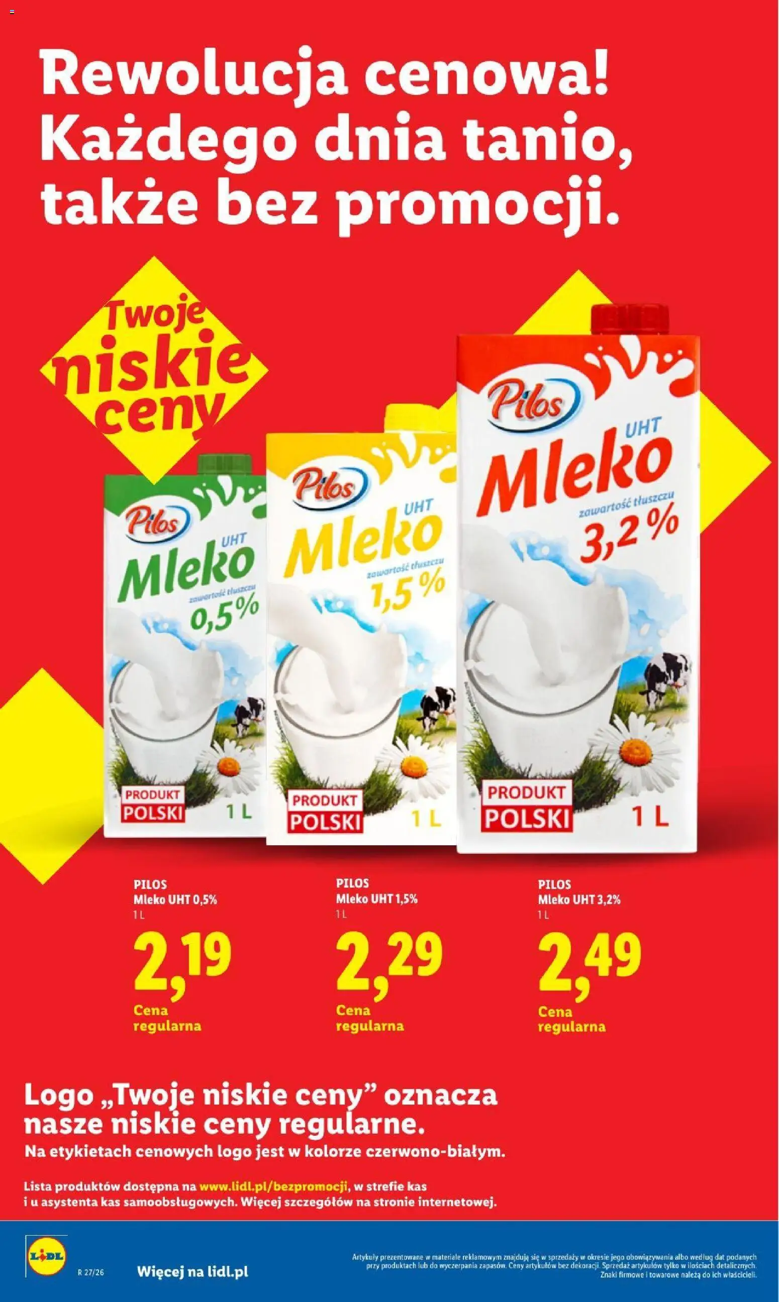 Lidl gazetka - Oszczędzaj każdego dnia od 21.08.2026 | Strona: 11 | Produkty: Mleko, Mleko UHT