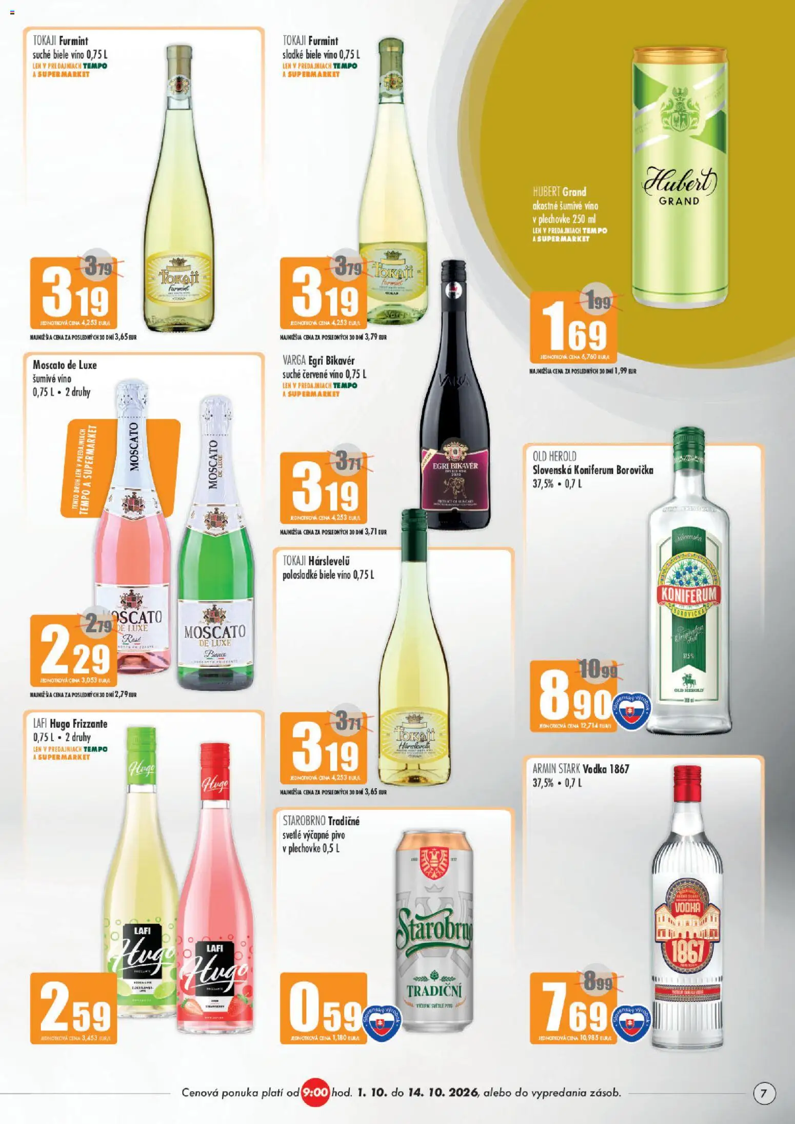Nové COOP Jednota akcie – leták je platný od 01.10.2026 | Strana: 7