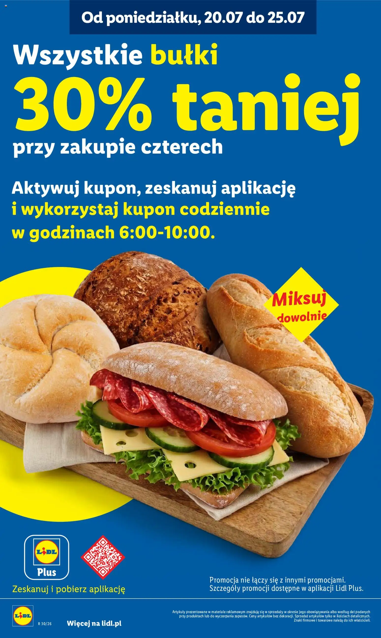 Lidl gazetka od 20.07.2026 | Strona: 14 | Produkty: Bułki