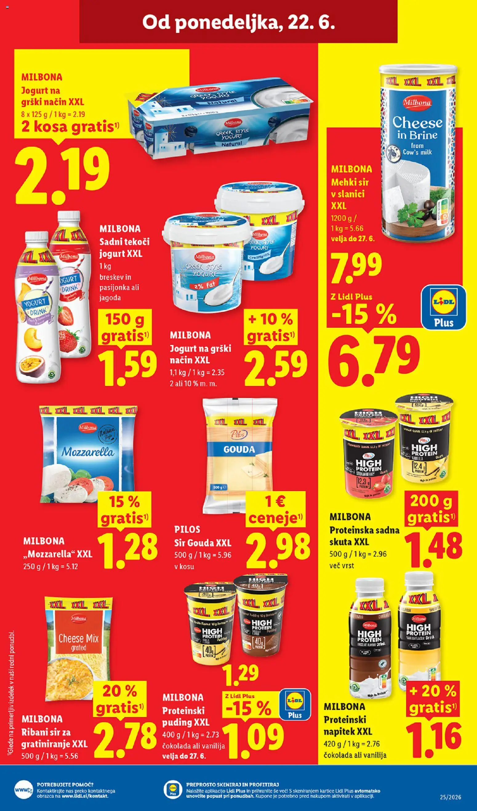 Novi Lidl katalog ponudbe – veljaven od 18.06.2026 | Stran: 47 | Izdelki: Puding, Cokolada, Skuta, Breskev