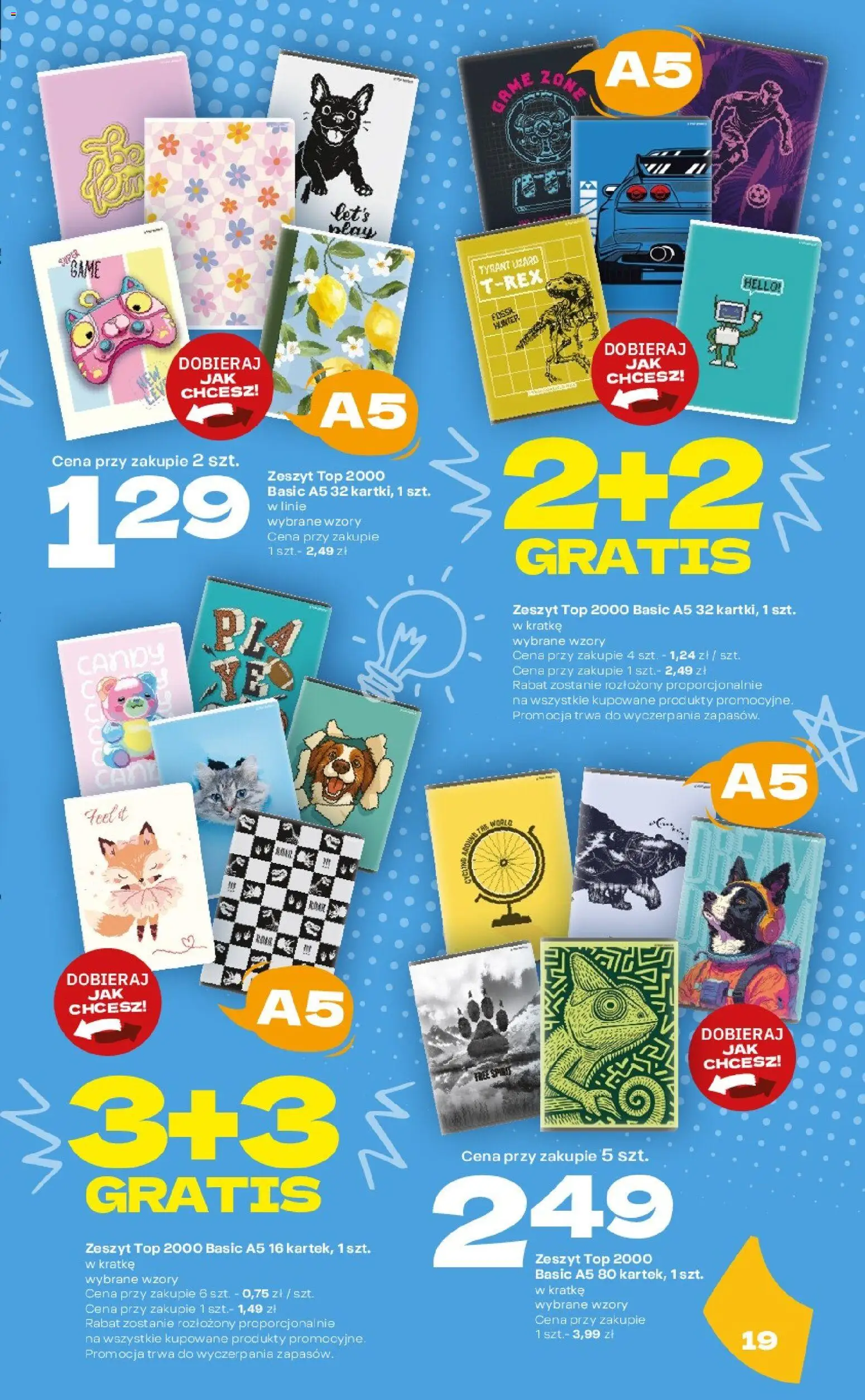 Twój Market gazetka - Katalog szkolny od 20.07.2026 | Strona: 19 | Produkty: Top, Zeszyt