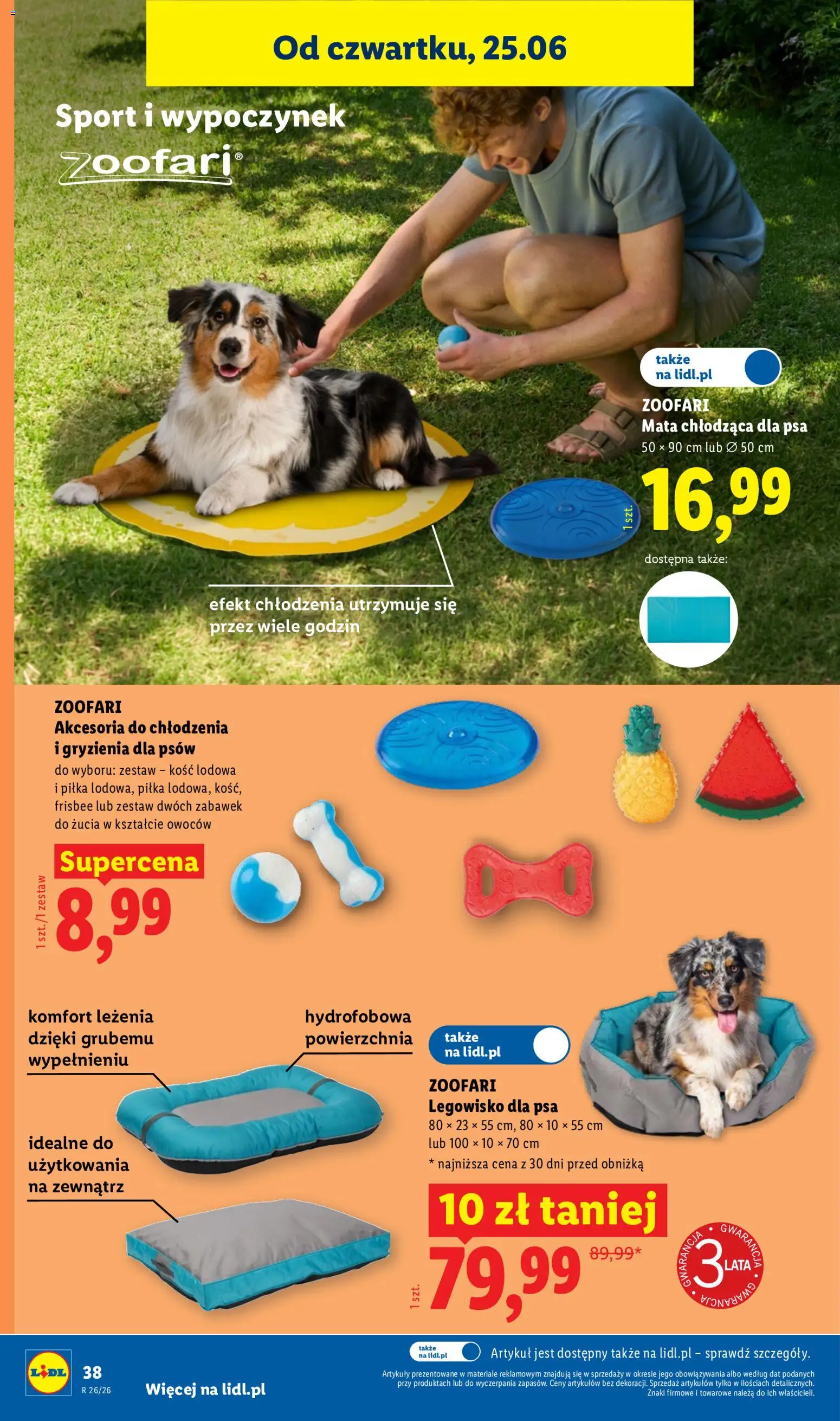 Lidl Katalog od 22.06.2026 | Strona: 44 | Produkty: Legowisko dla psa