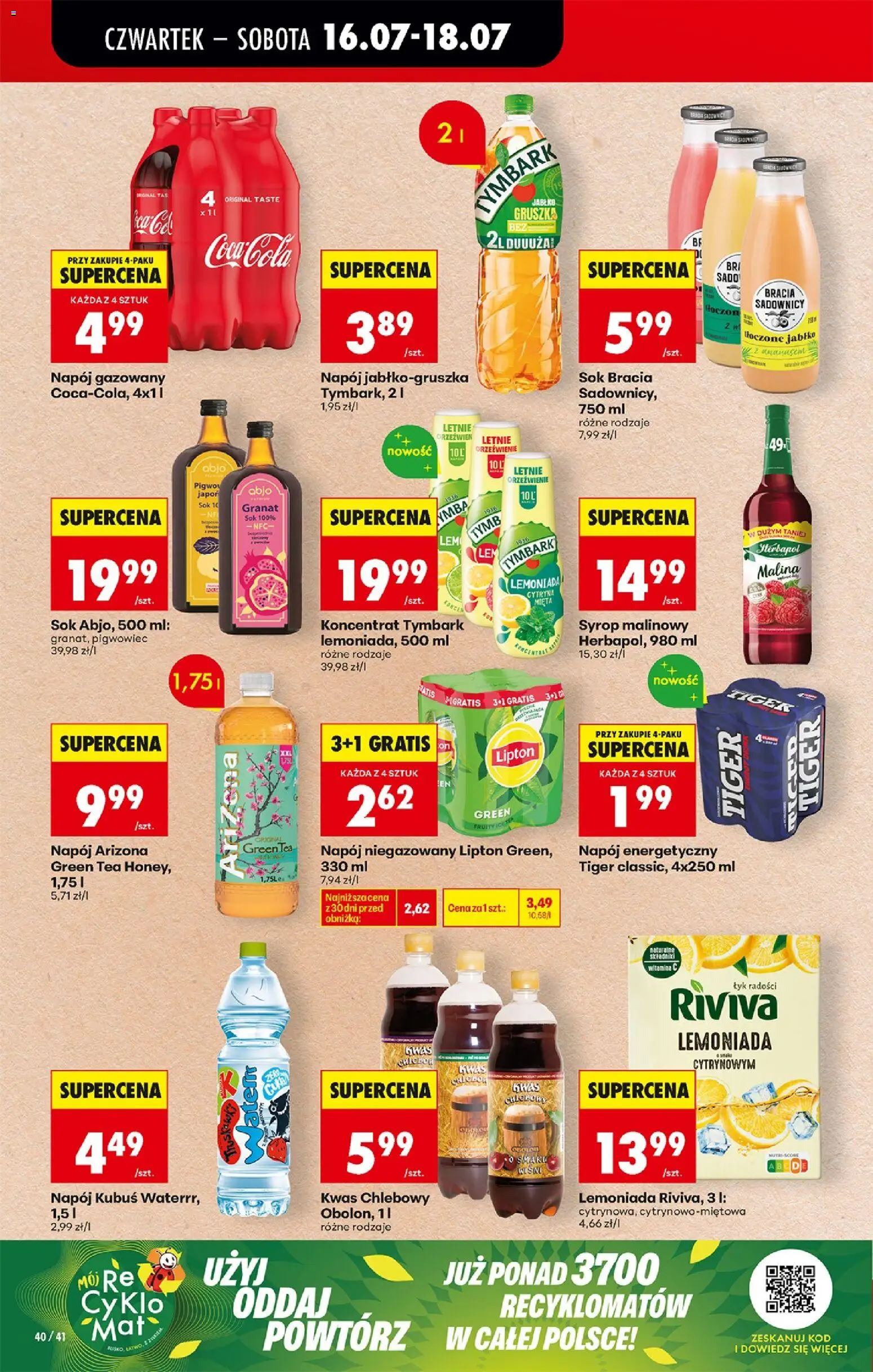 Biedronka Polsko leták - Codziennie niskie ceny od 16.07.2026 | Strana: 54 | Produkty: Tiger